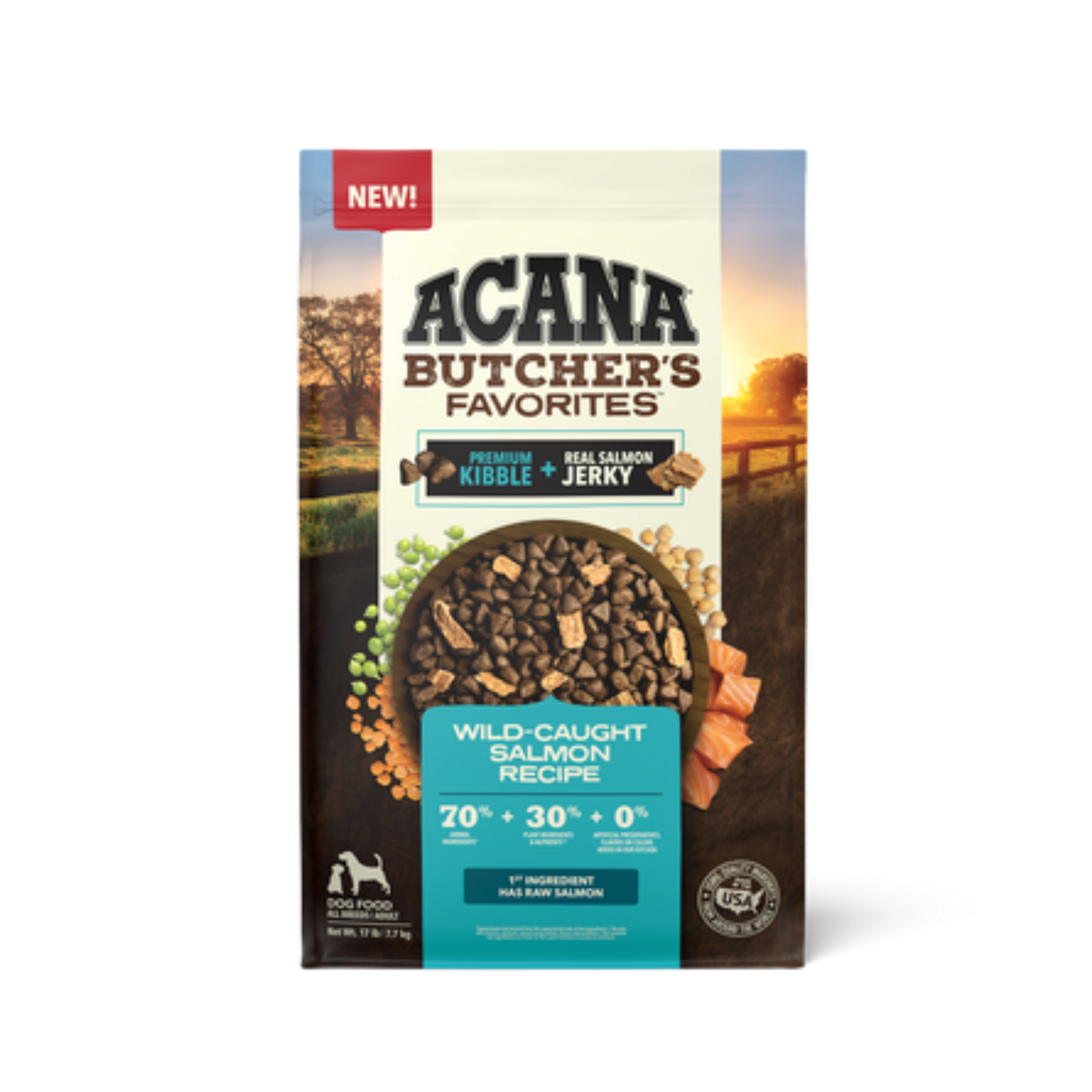 Acana Butcher's Favorites, Wild-Caught Salmon Recipe Dry Dog Food - Pups & Cubs Premium Pet Food