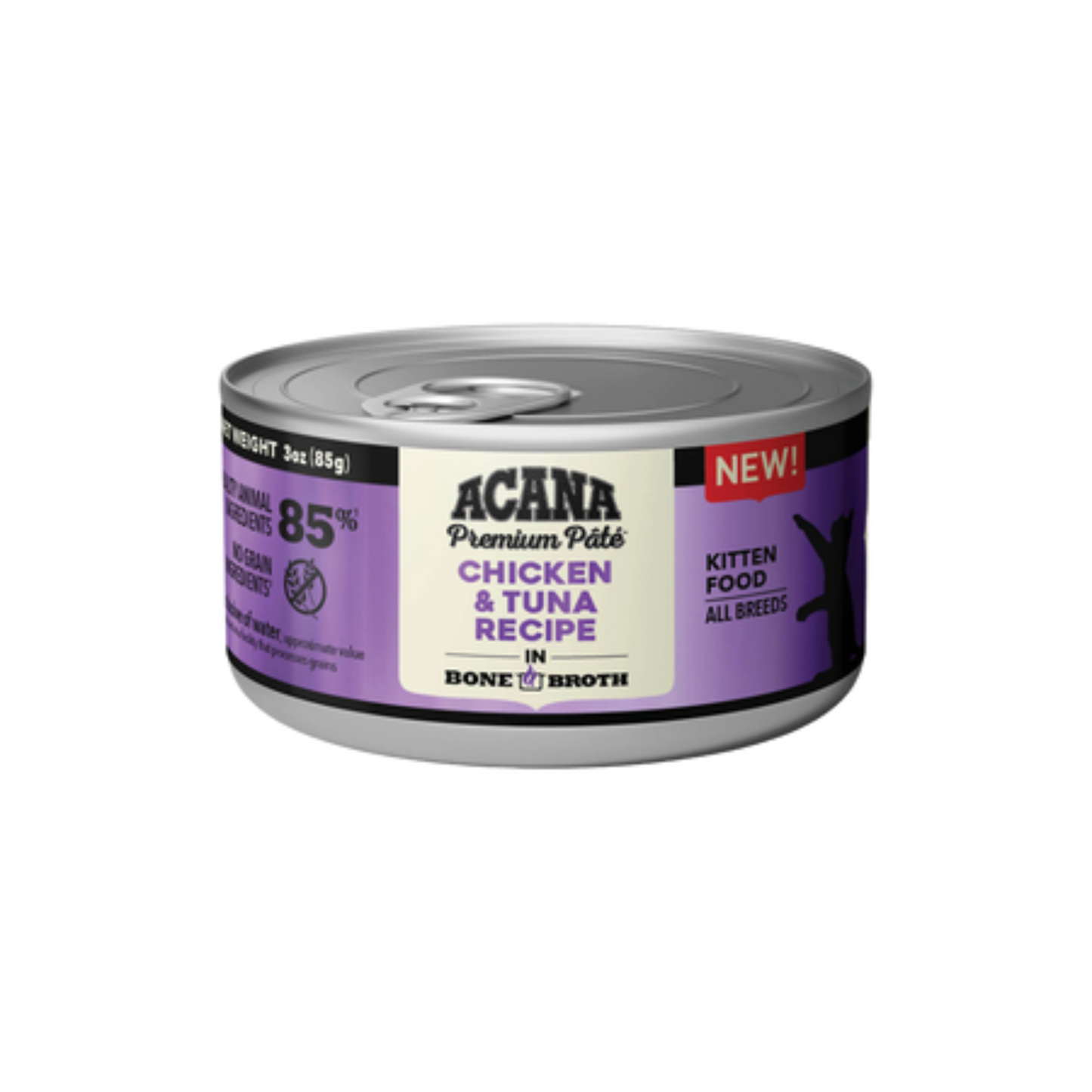 Acana Premium Pâté, Chicken & Tuna Kitten Recipe Wet Kitten Food - Pups & Cubs Premium Pet Food