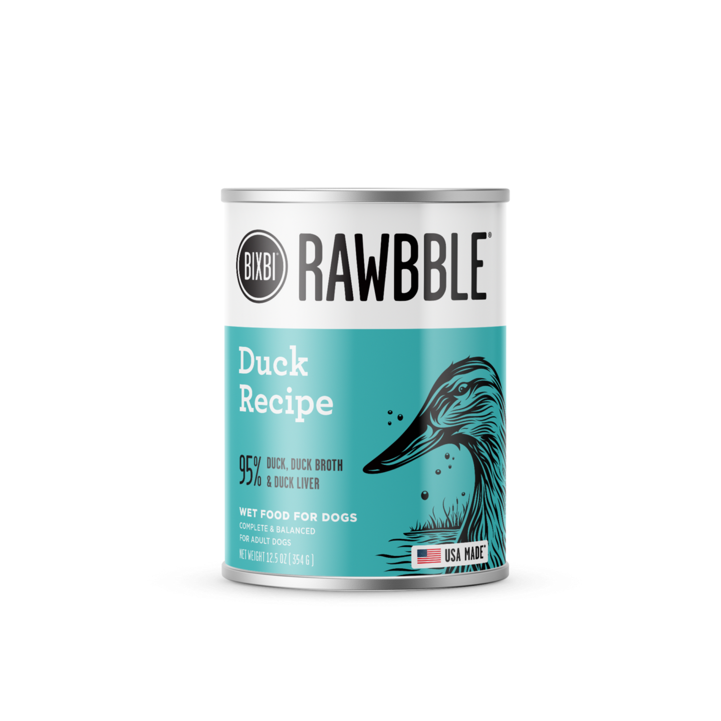 Rawbble Wet Food for Dogs – Duck Paté Recipe - Pups & Cubs Premium Pet Food