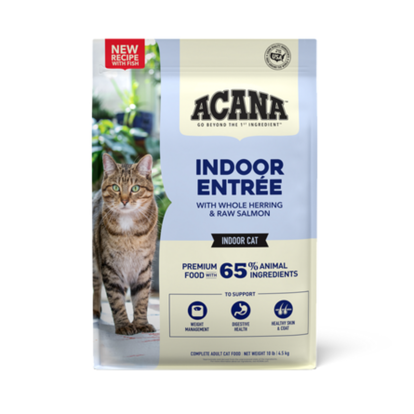 Acana Indoor Entrée Recipe with Fish Dry Cat Food - Pups & Cubs Premium Pet Food