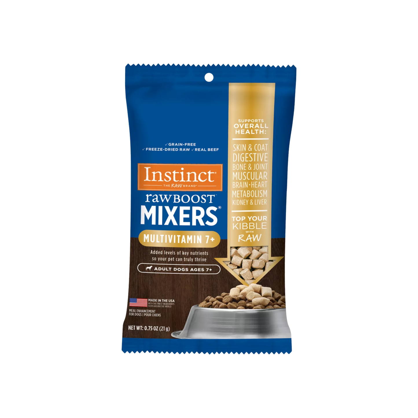 Instinct Raw Boost Mixers Multivitamin for Adult Dogs Ages 7+