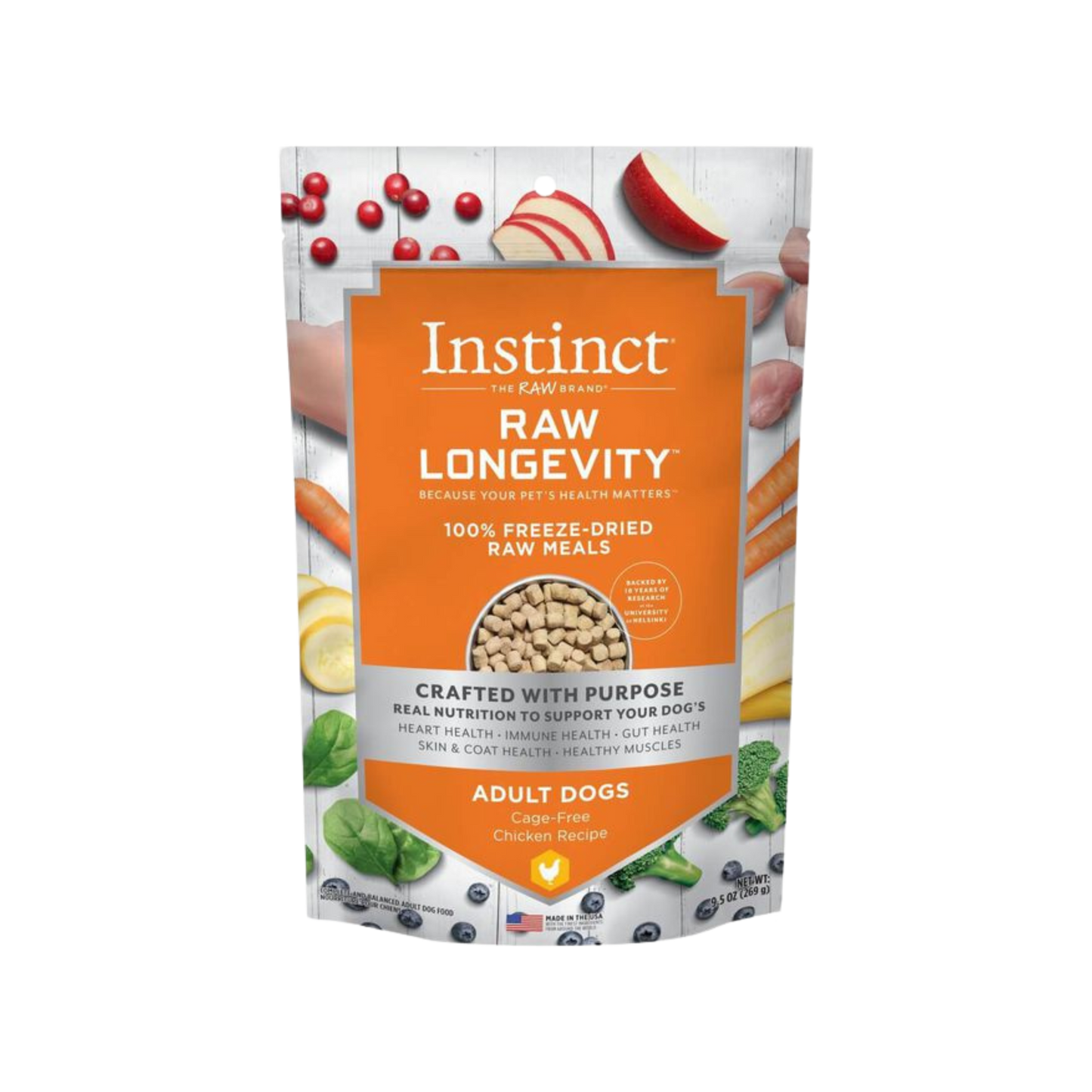 Instinct Raw Longevity 100% Freeze-Dried Raw Meals for Dogs