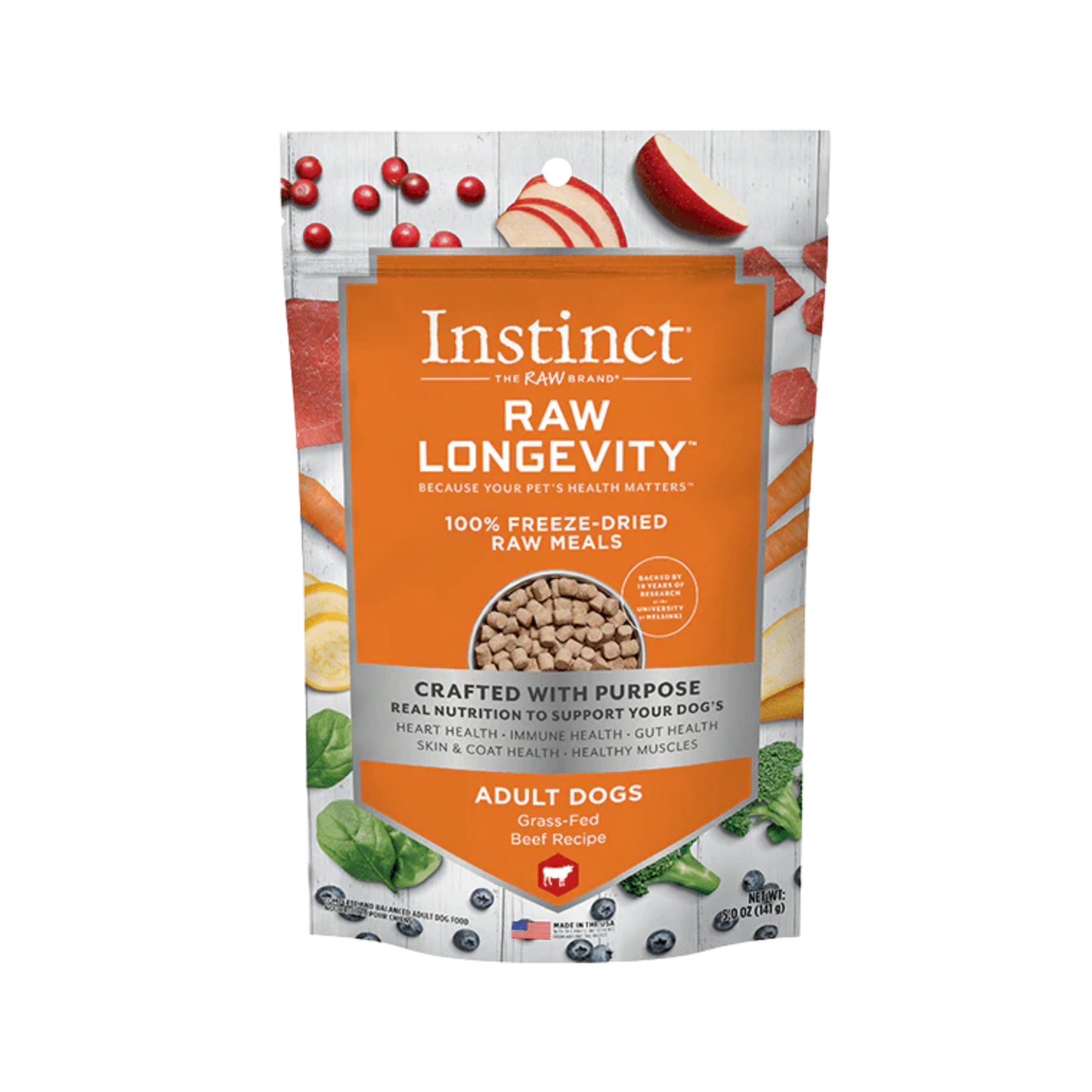 Instinct Raw Longevity 100% Freeze-Dried Raw Meals for Dogs