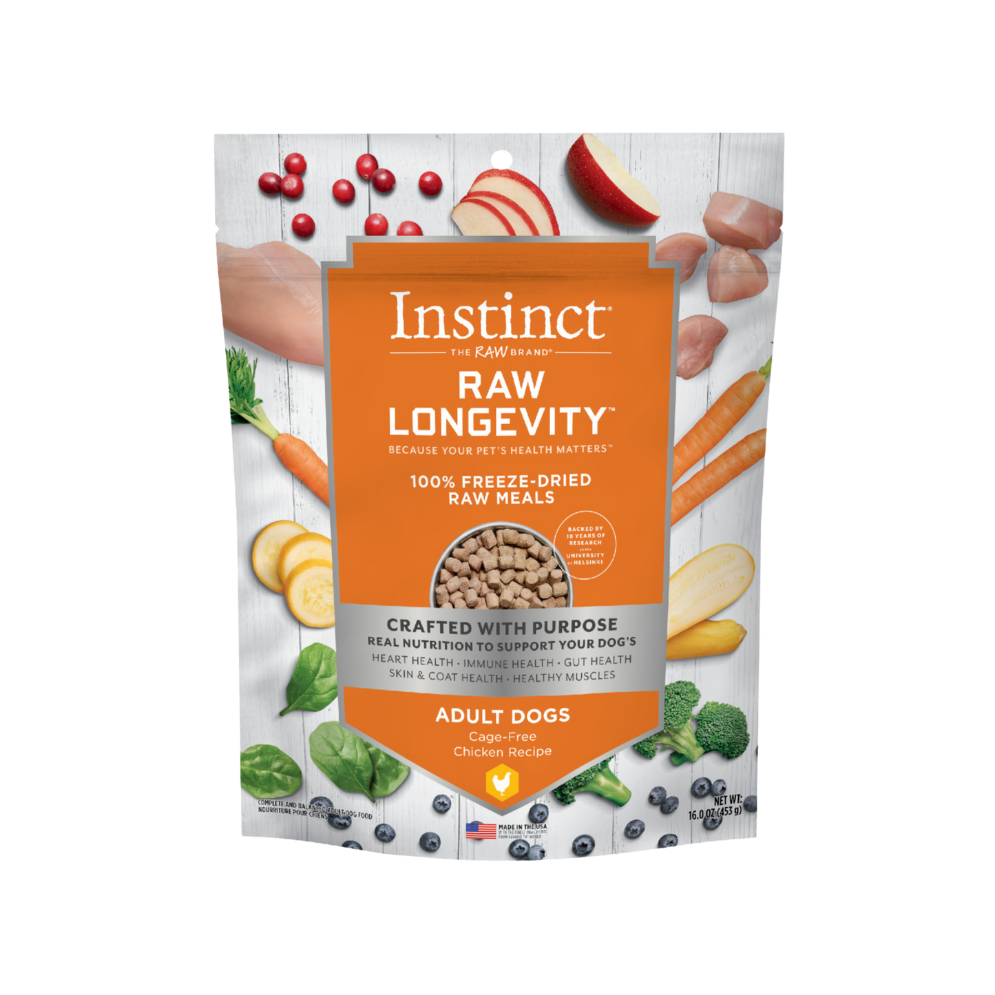 Instinct Raw Longevity 100% Freeze-Dried Raw Meals for Dogs