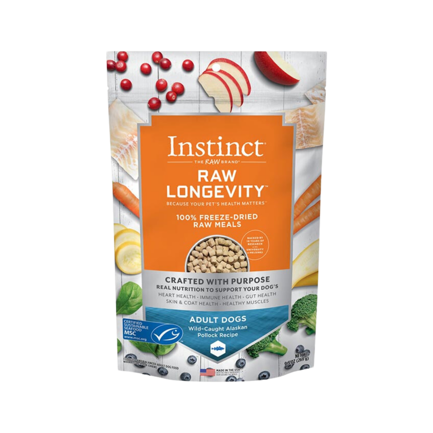Instinct Raw Longevity 100% Freeze-Dried Raw Meals for Dogs