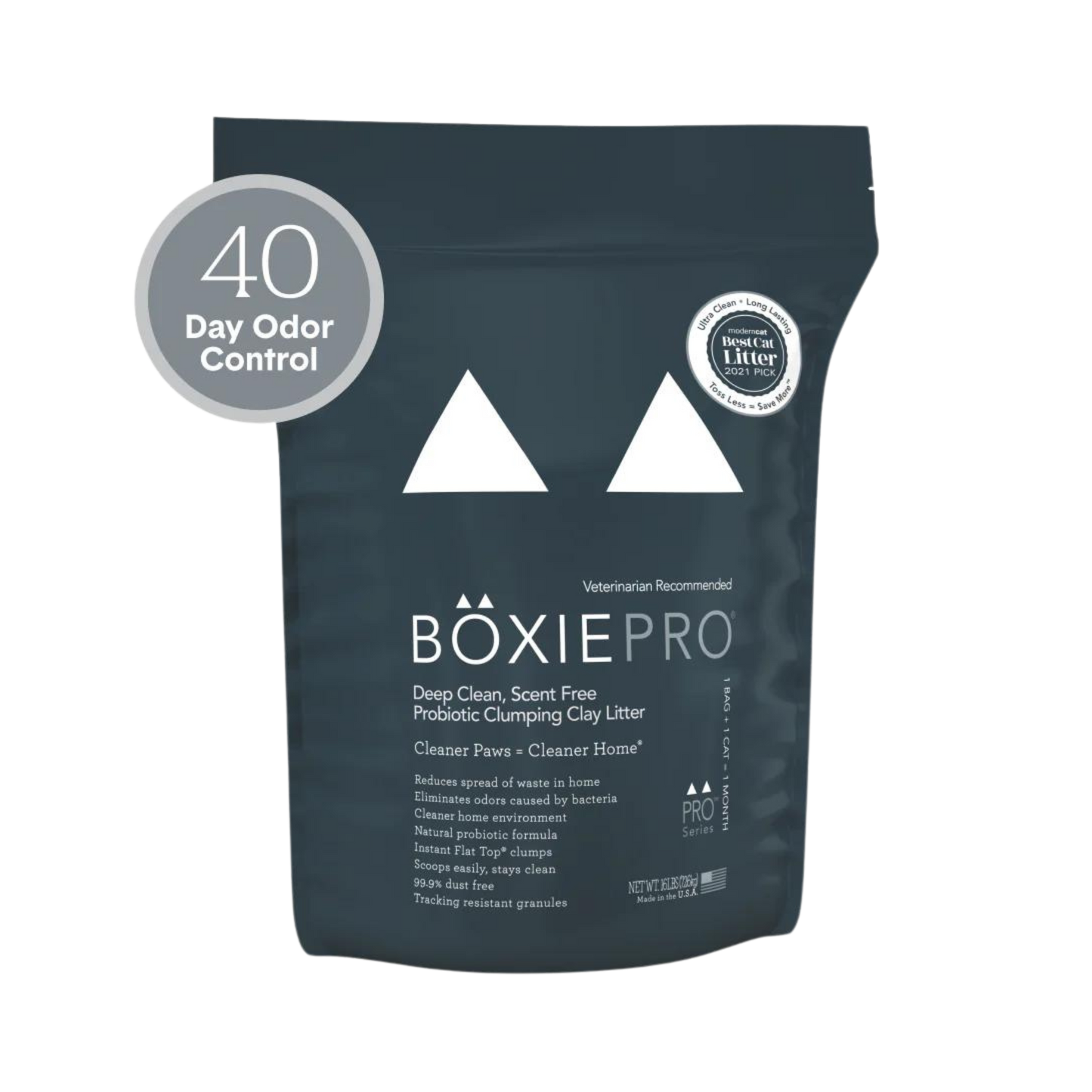 BoxiePro Self-Cleaning Probiotic Clumping Clay Litter - Pups & Cubs Premium Pet Food