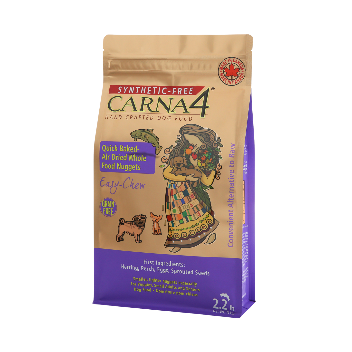 Carna4 Fish Recipe Dry Dog Food - Pups & Cubs Premium Pet Food