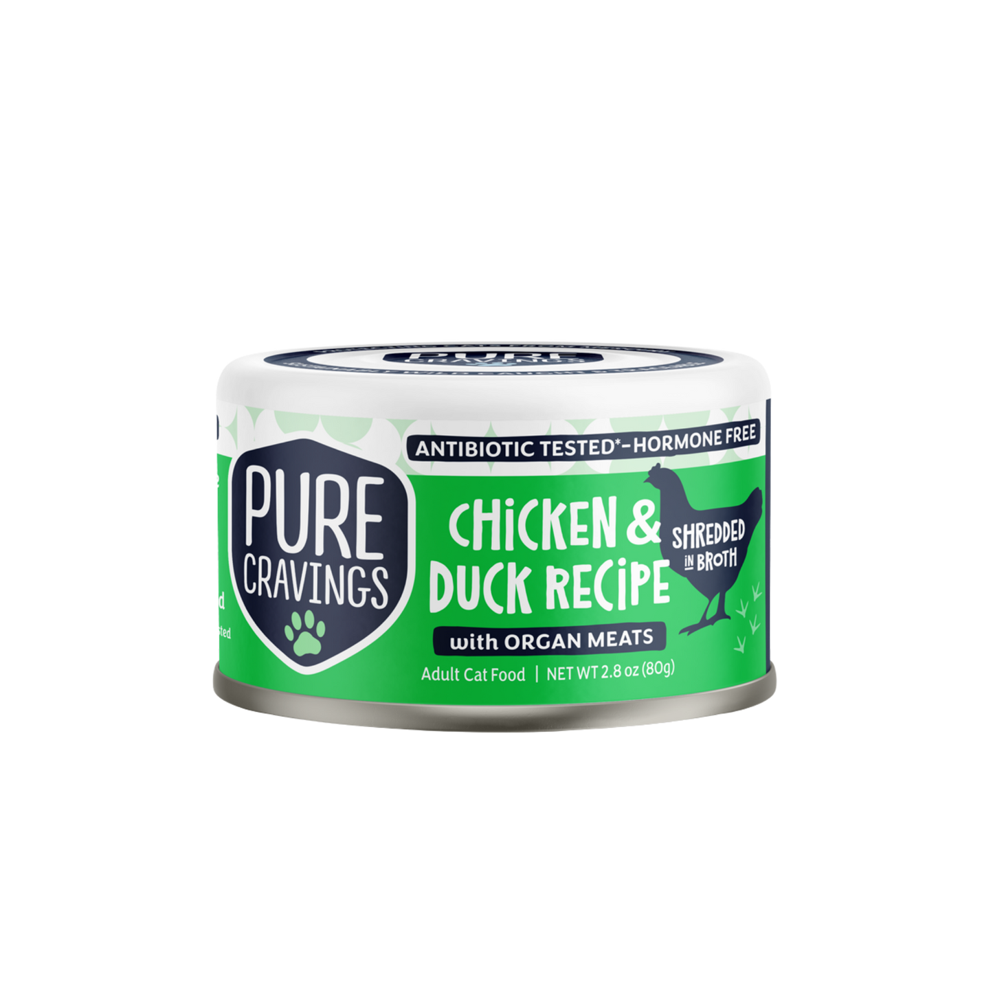 Pure Cravings Chicken & Duck Recipe, Shredded in Broth Wet Cat Food