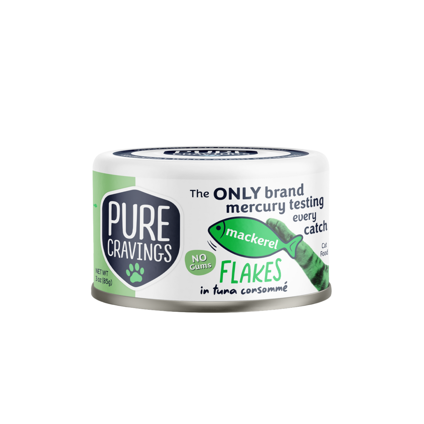 Pure Cravings Mackerel Flakes in Tuna Consommé Wet Cat Food