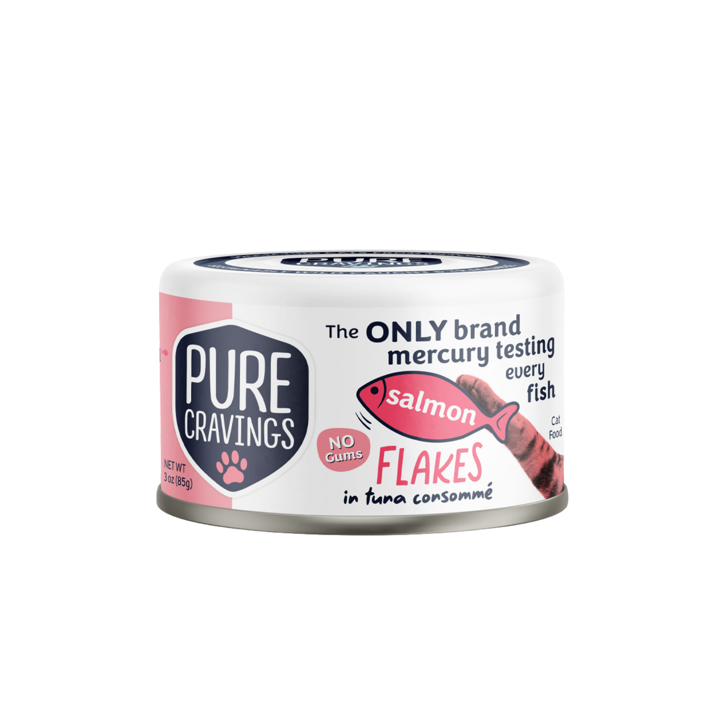 Pure Cravings Salmon Flakes in Tuna Consommé Wet Cat Food