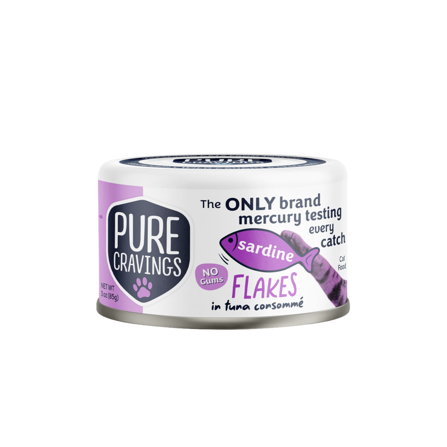 Pure Cravings Sardine Flakes in Tuna Consommé Wet Cat Food