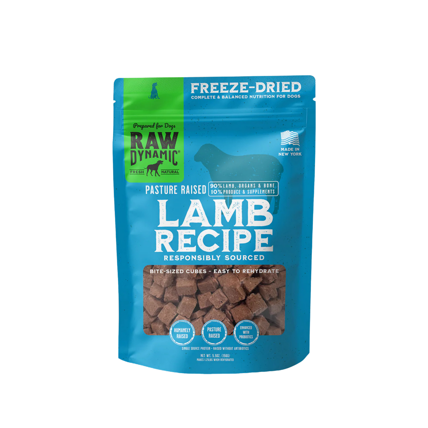 Raw Dynamic Freeze-Dried Raw Lamb Formula for Dogs