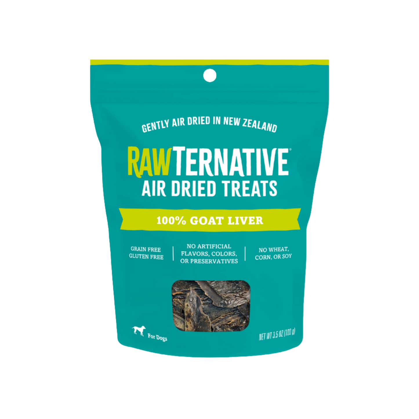 Rawternative Air-Dried 100% Goat Liver Dog Treats