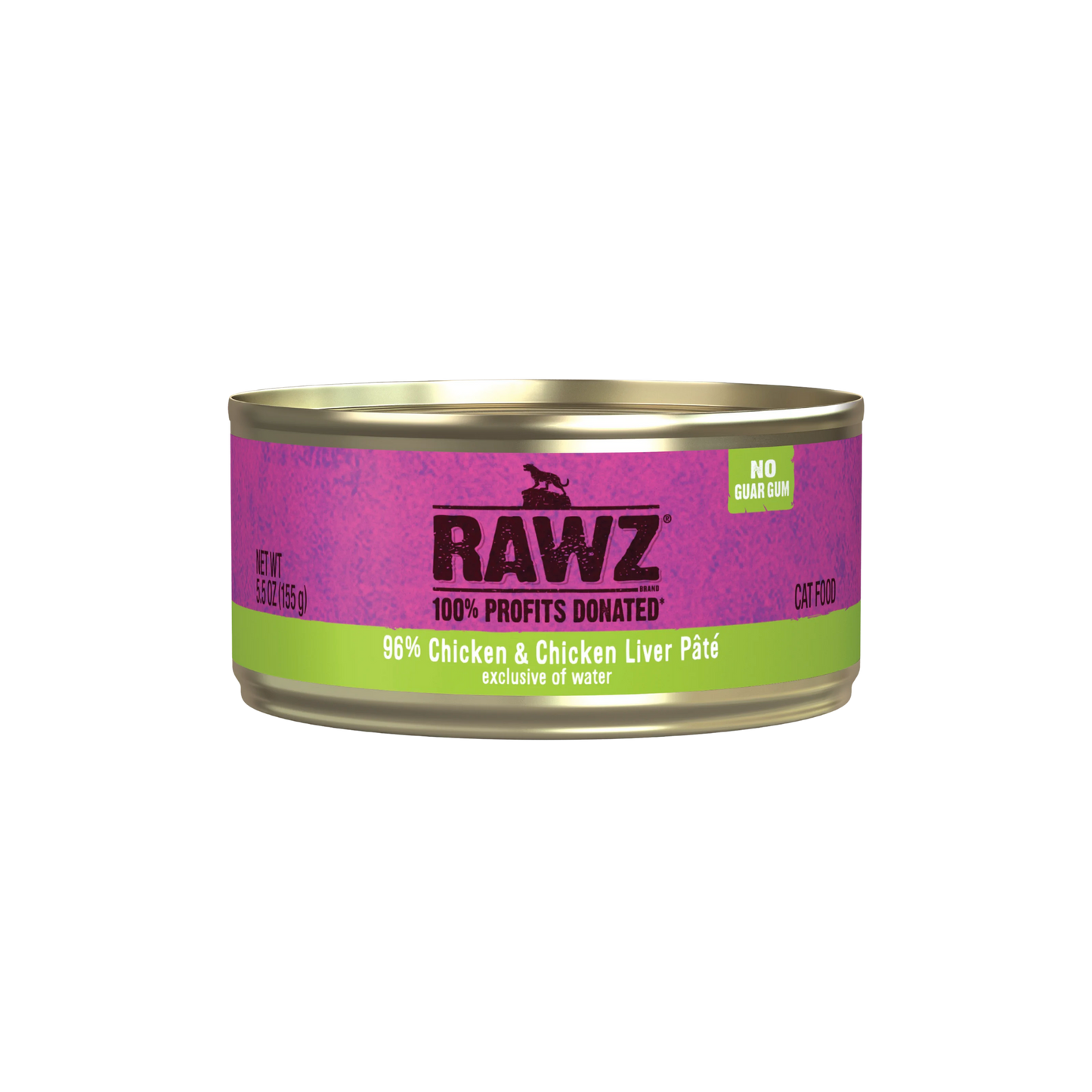 Rawz 96% Chicken & Chicken Liver Pate Cat Food