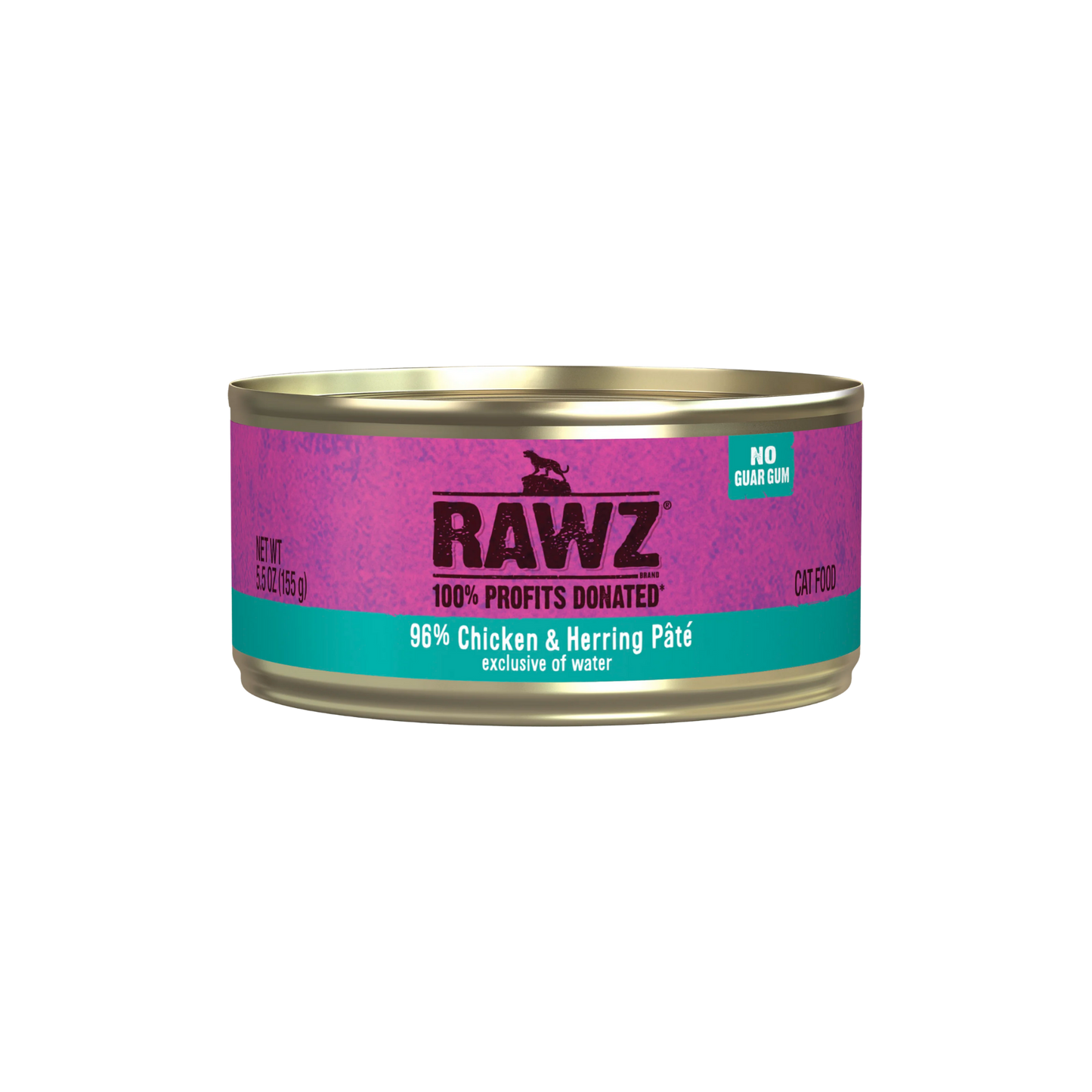 Rawz 96% Chicken & Herring Pate Cat Food