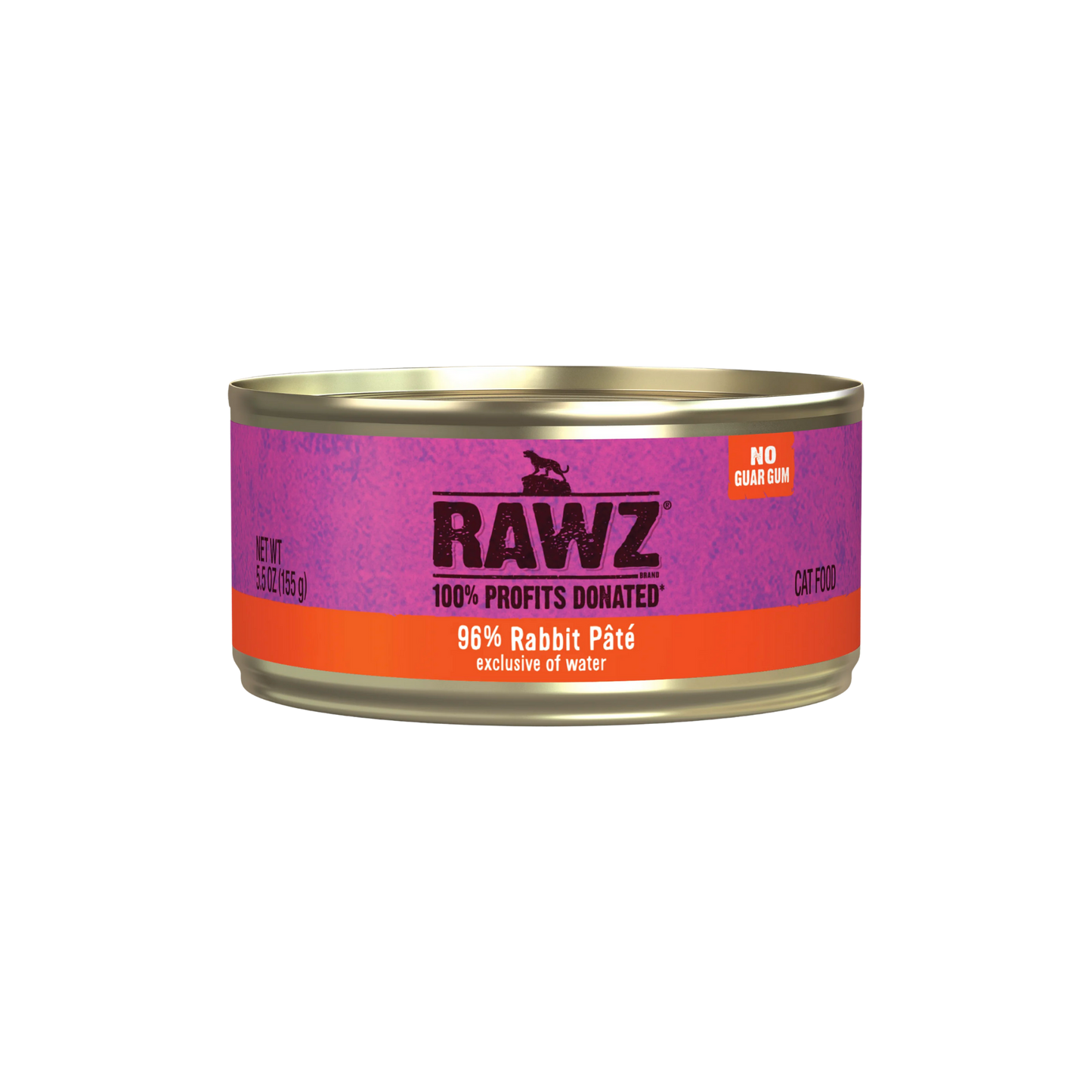 Rawz 96% Rabbit Pate Cat Food