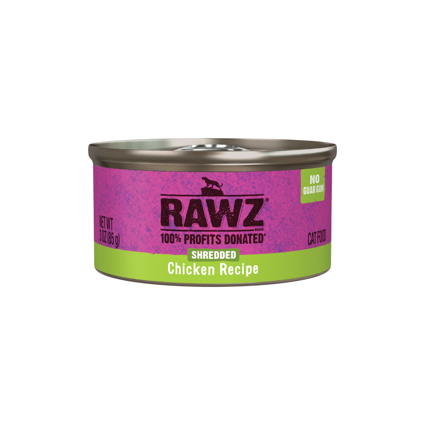 Rawz Shredded Chicken Wet Cat Food, 3oz