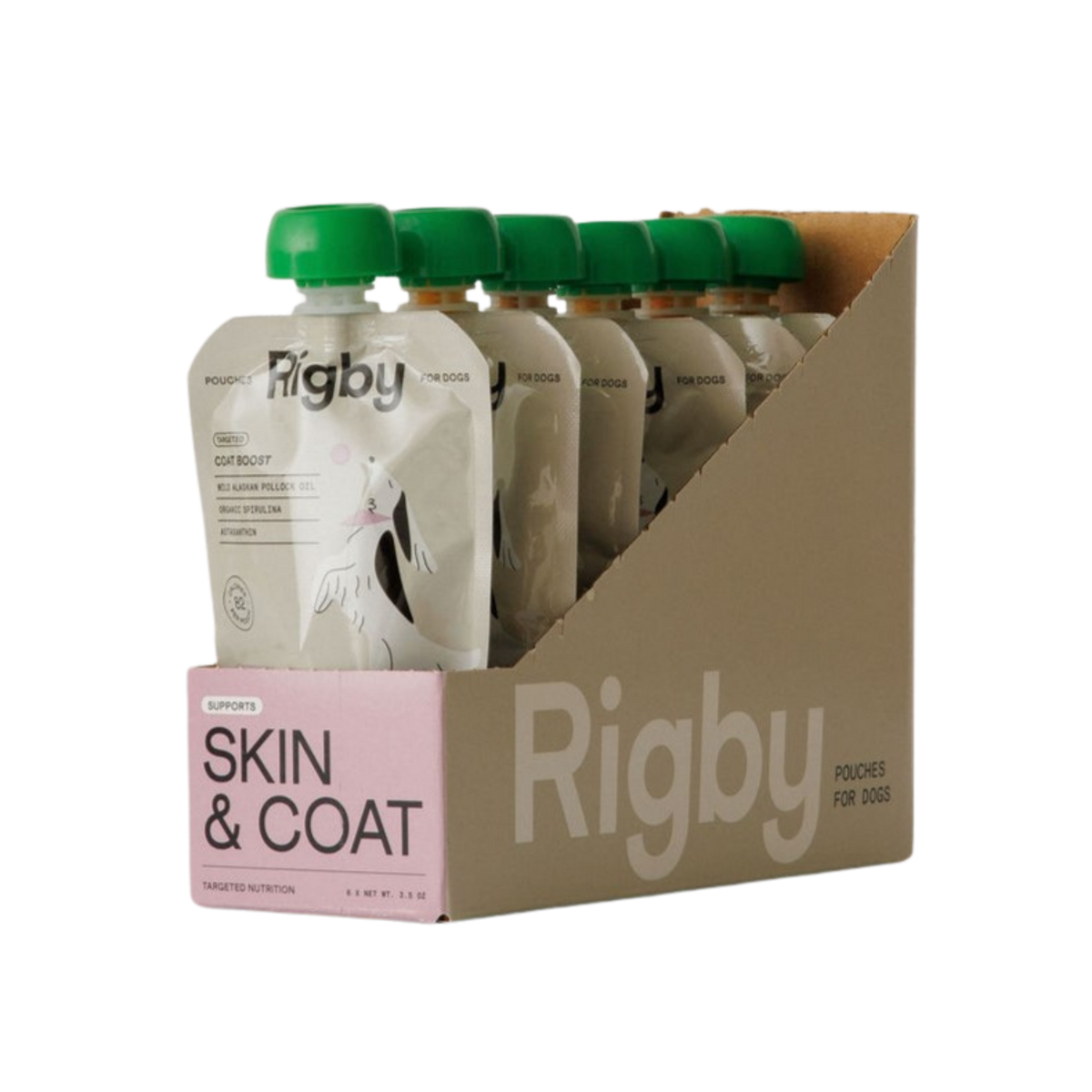 Rigby Skin & Coat Targeted Dog Treats Pouch
