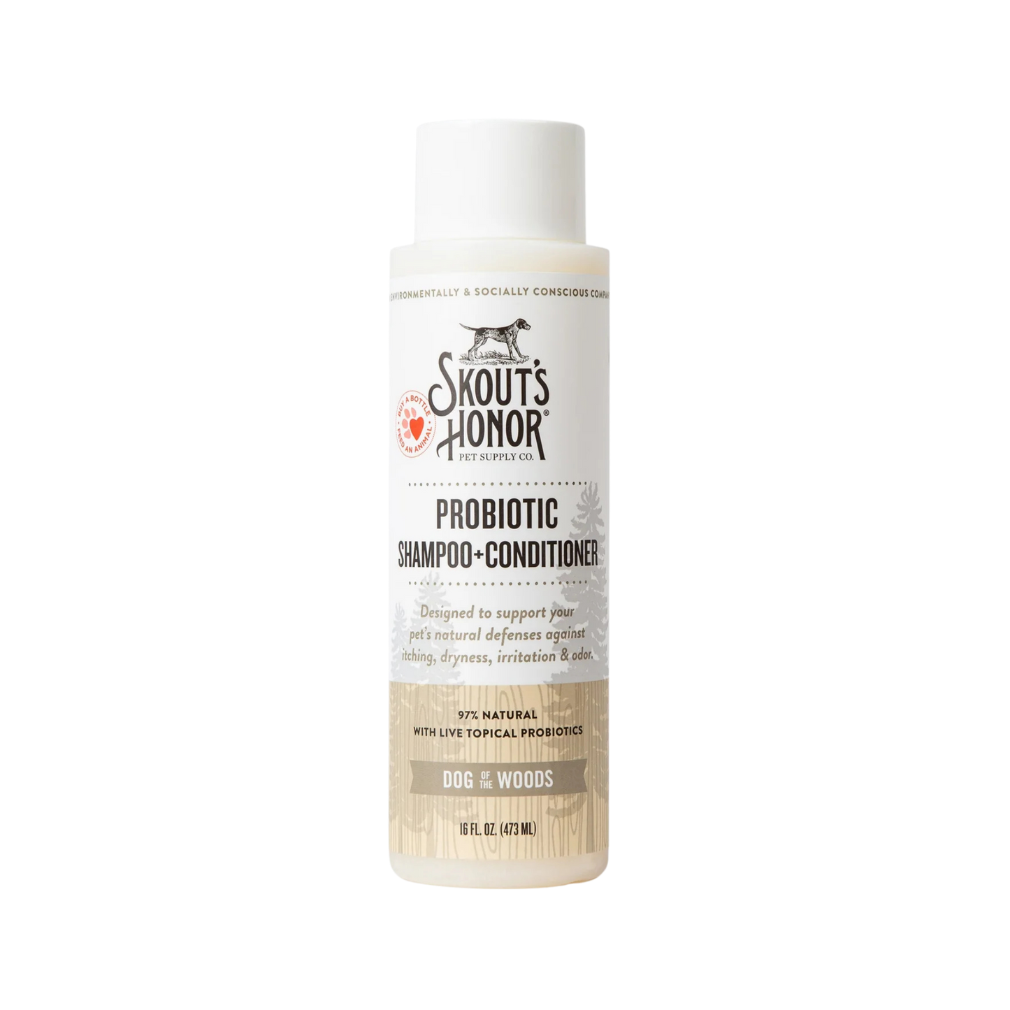 Skout's Honor Probiotic Dog of The Woods Shampoo + Conditioner