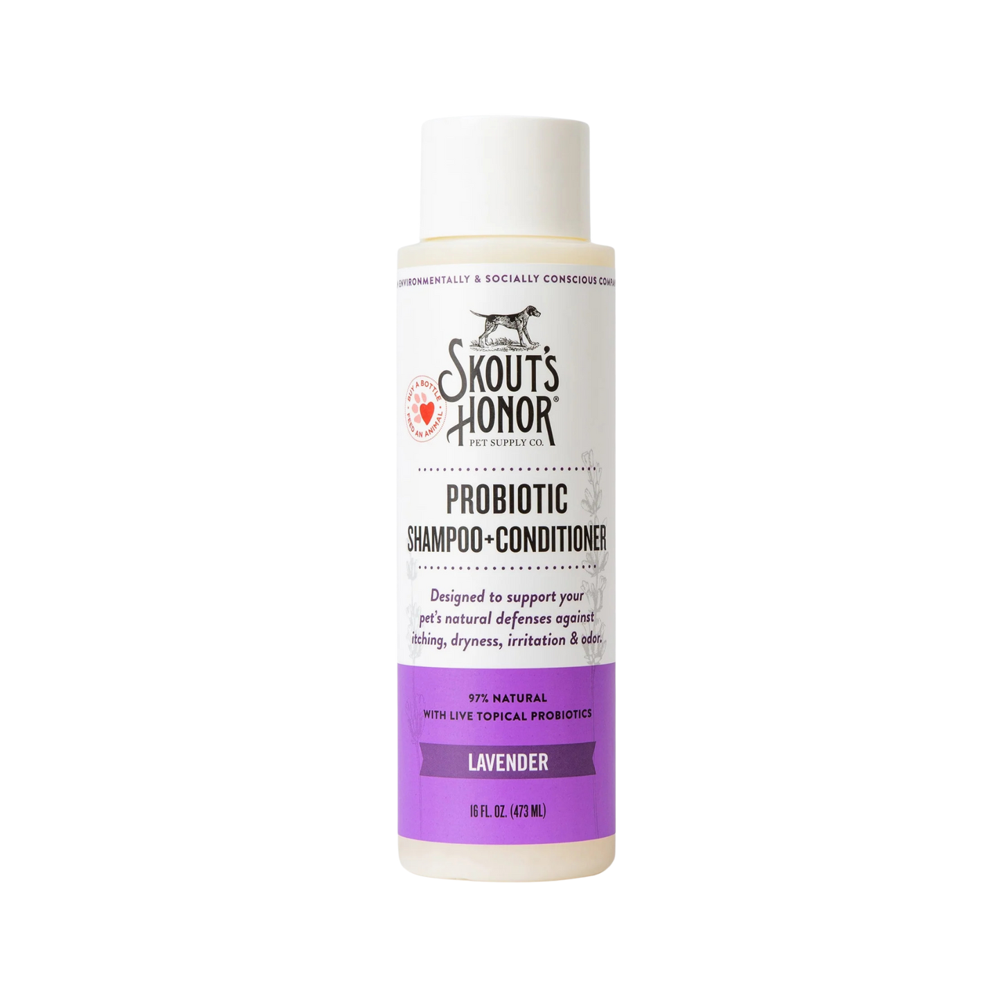 Skout's Honor Probiotic Shampoo + Conditioner Lavender