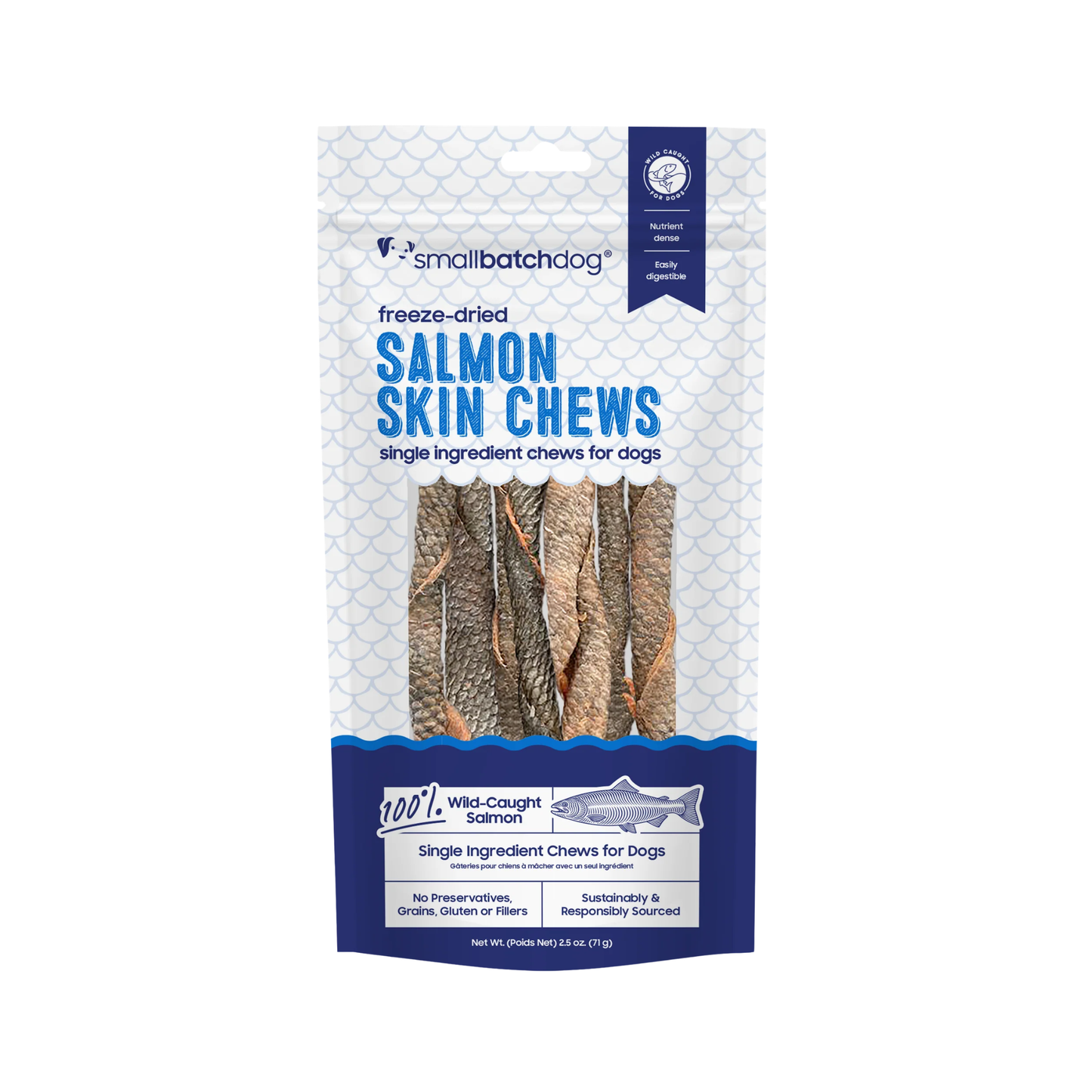 Smallbatch Salmon Fish Skin Chews
