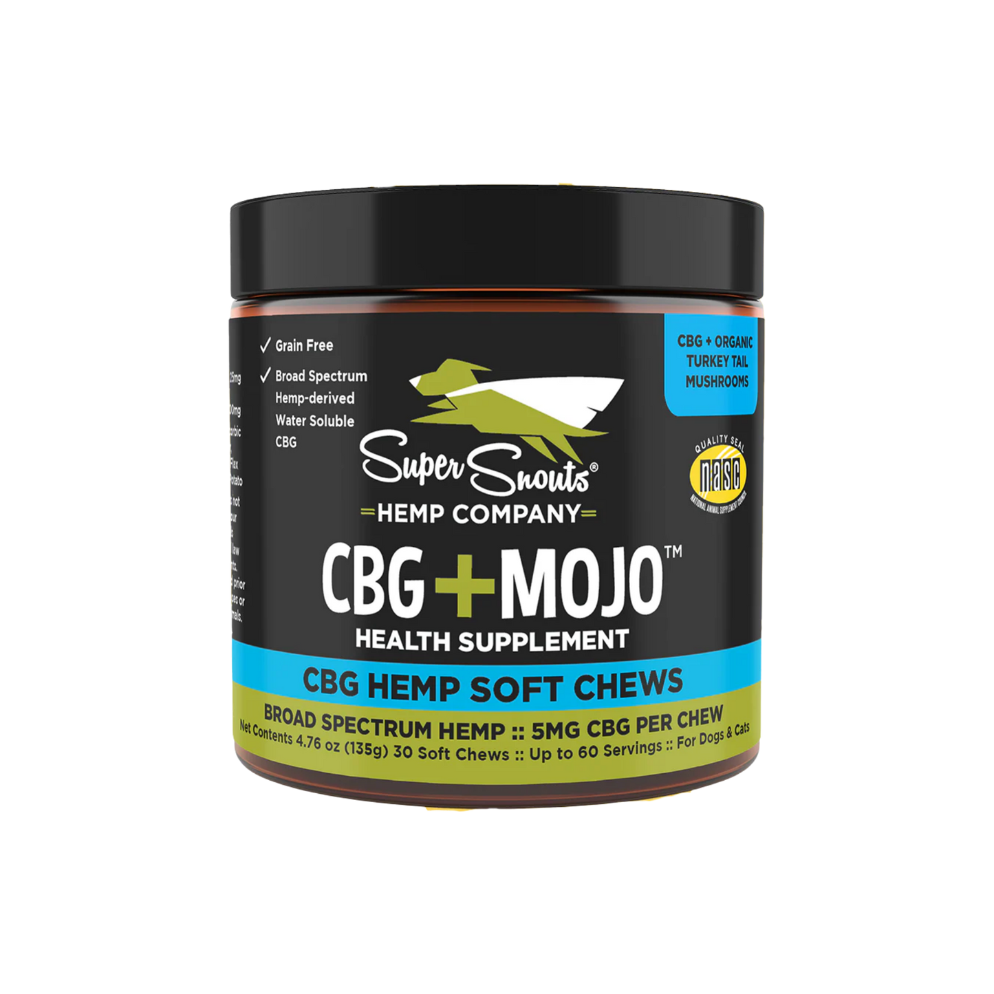 Super Snouts Cbg+Mojo Immune Support Hemp Chew for Dogs & Cats