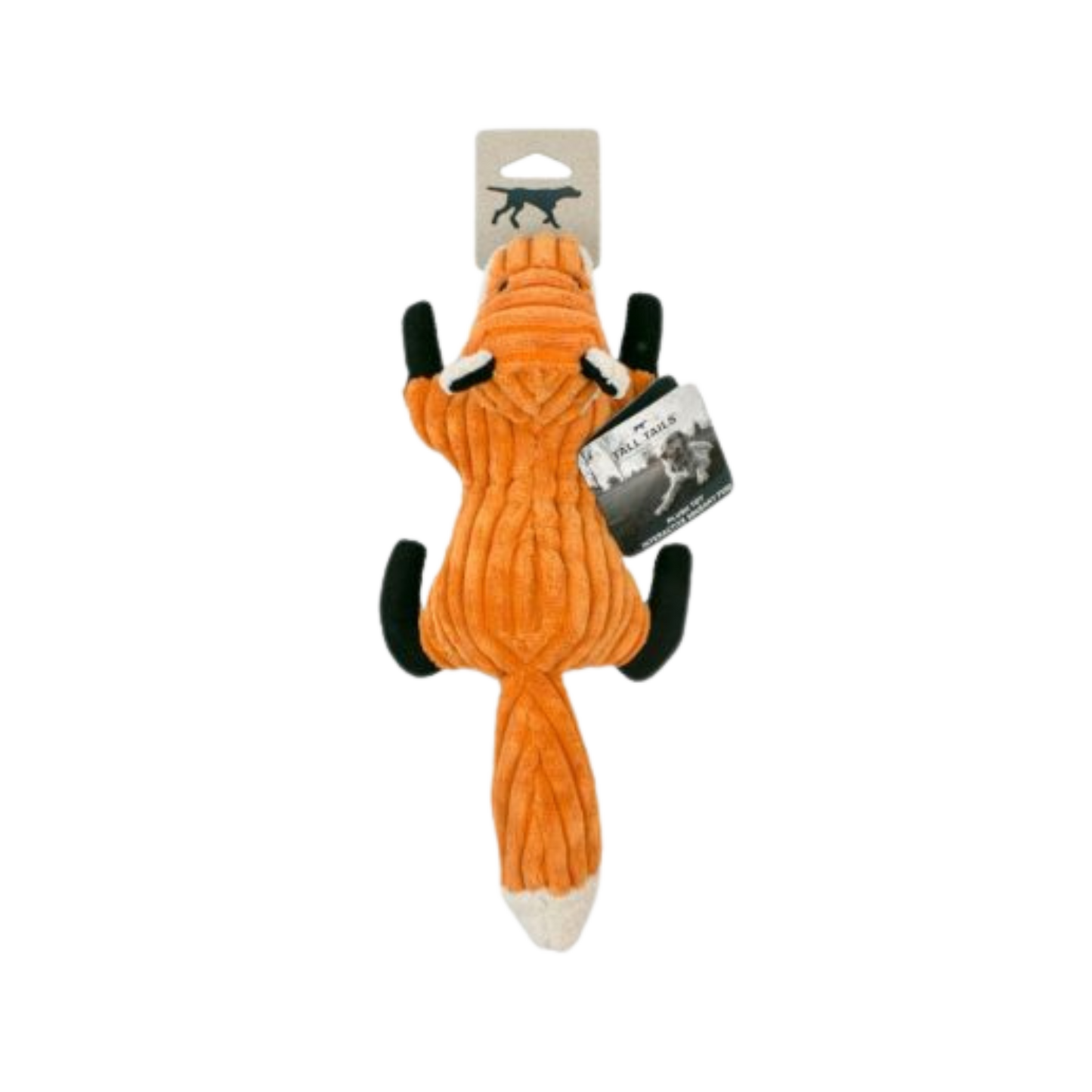 Tall Tails Fox with Squeaker Dog Toy