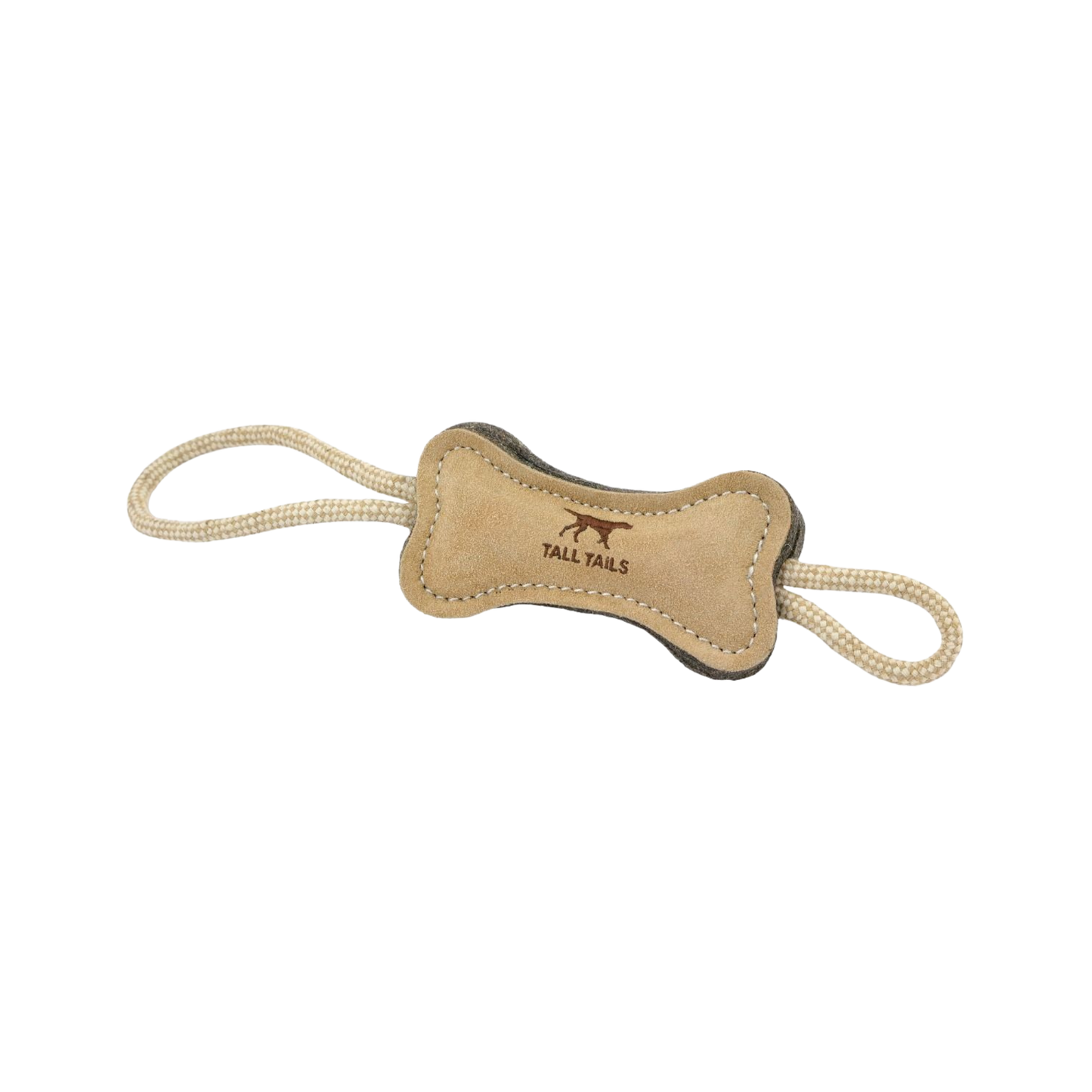 Tall Tails Natural Wool Bone Tug Dog Toy