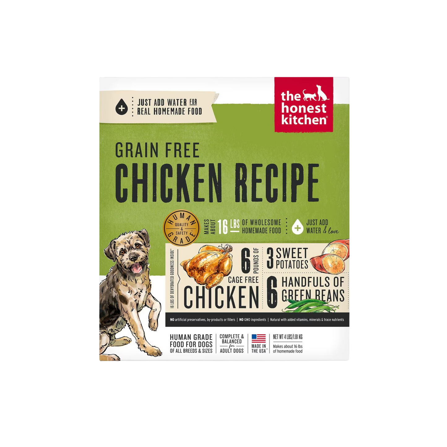The Honest Kitchen Dehydrated Grain Free Chicken Dog Food
