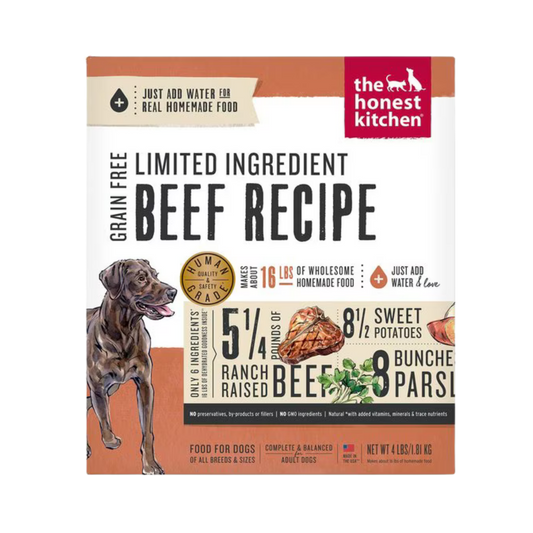 The Honest Kitchen Dehydrated Limited Ingredient Beef Dog Food