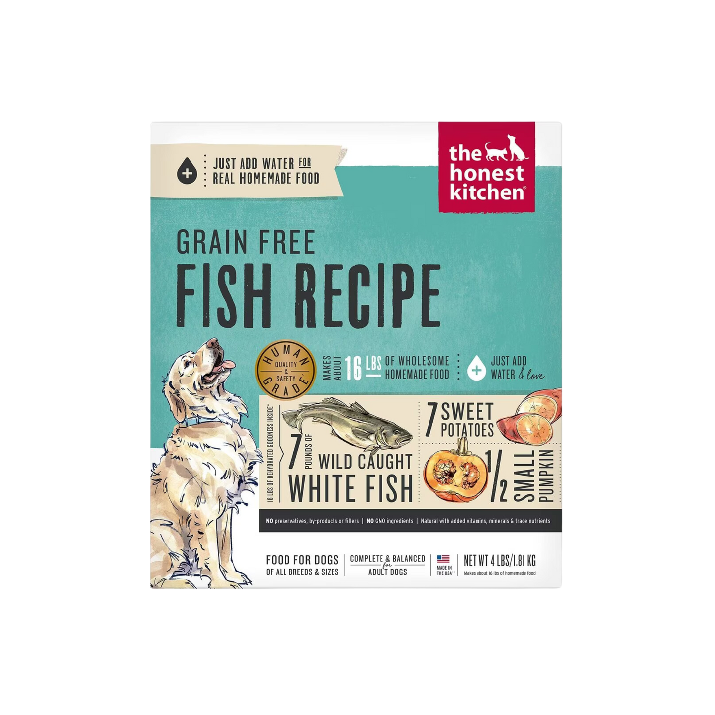 The Honest Kitchen Dehydrated Limited Ingredient Fish Dog Food