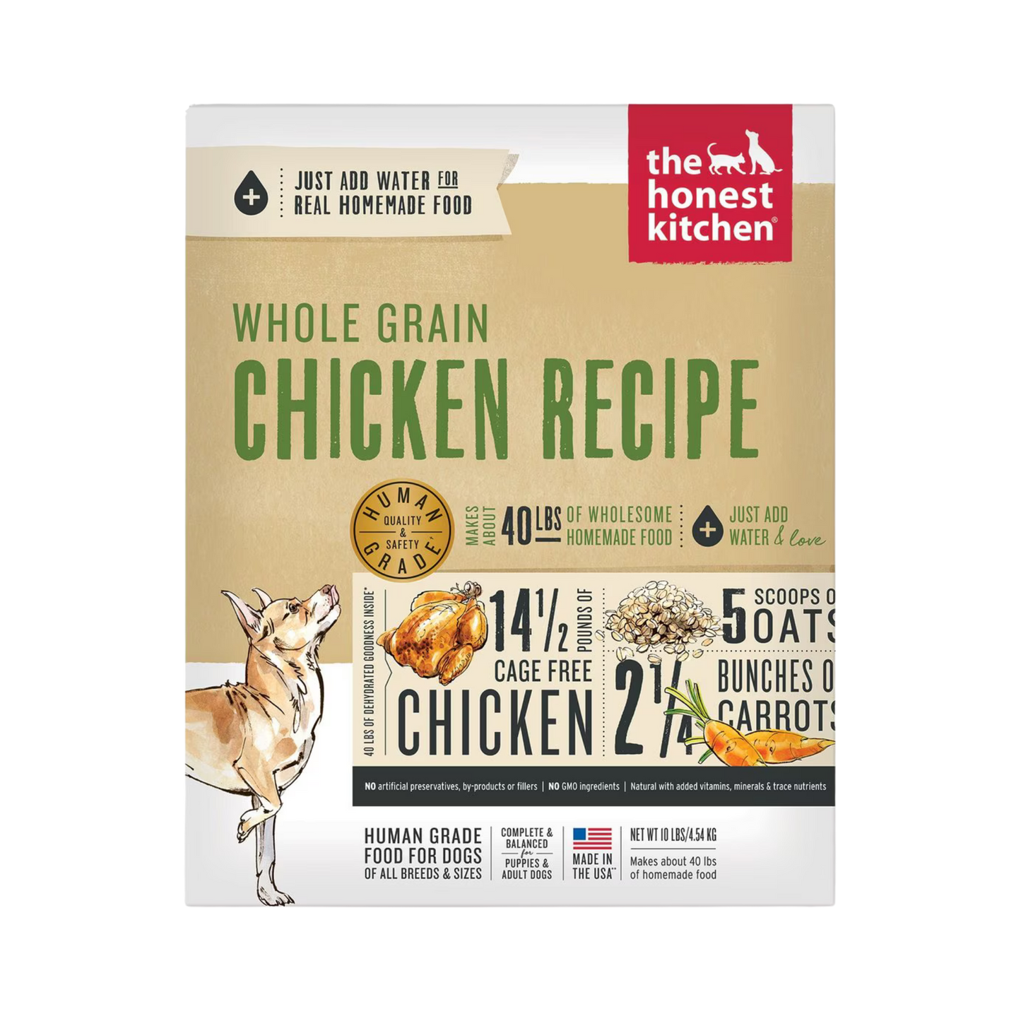The Honest Kitchen Dehydrated Whole Grain Chicken Dog Food