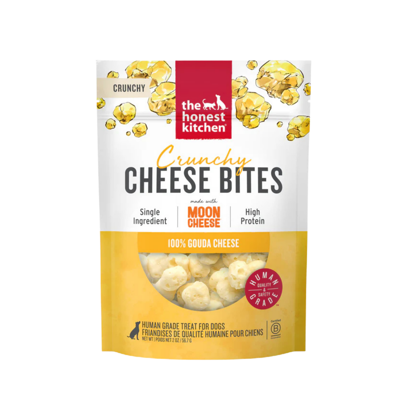 The Honest Kitchen Gouda Cheese Bites Dog Treats