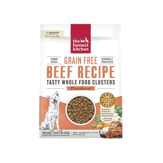 The Honest Kitchen Grain Free Beef Clusters Dry Dog Food