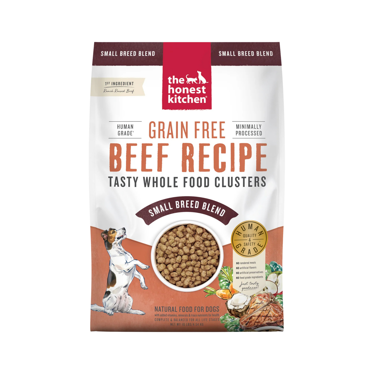 The Honest Kitchen Grain Free Beef Clusters for Small Breeds Dry Dog Food