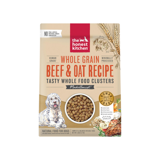 The Honest Kitchen Whole Grain Beef Clusters Dry Dog Food