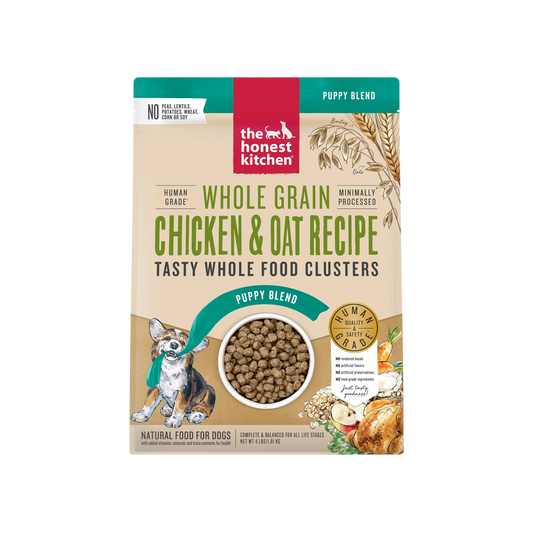 The Honest Kitchen Whole Grain Chicken Clusters for Puppies Dry Dog Food