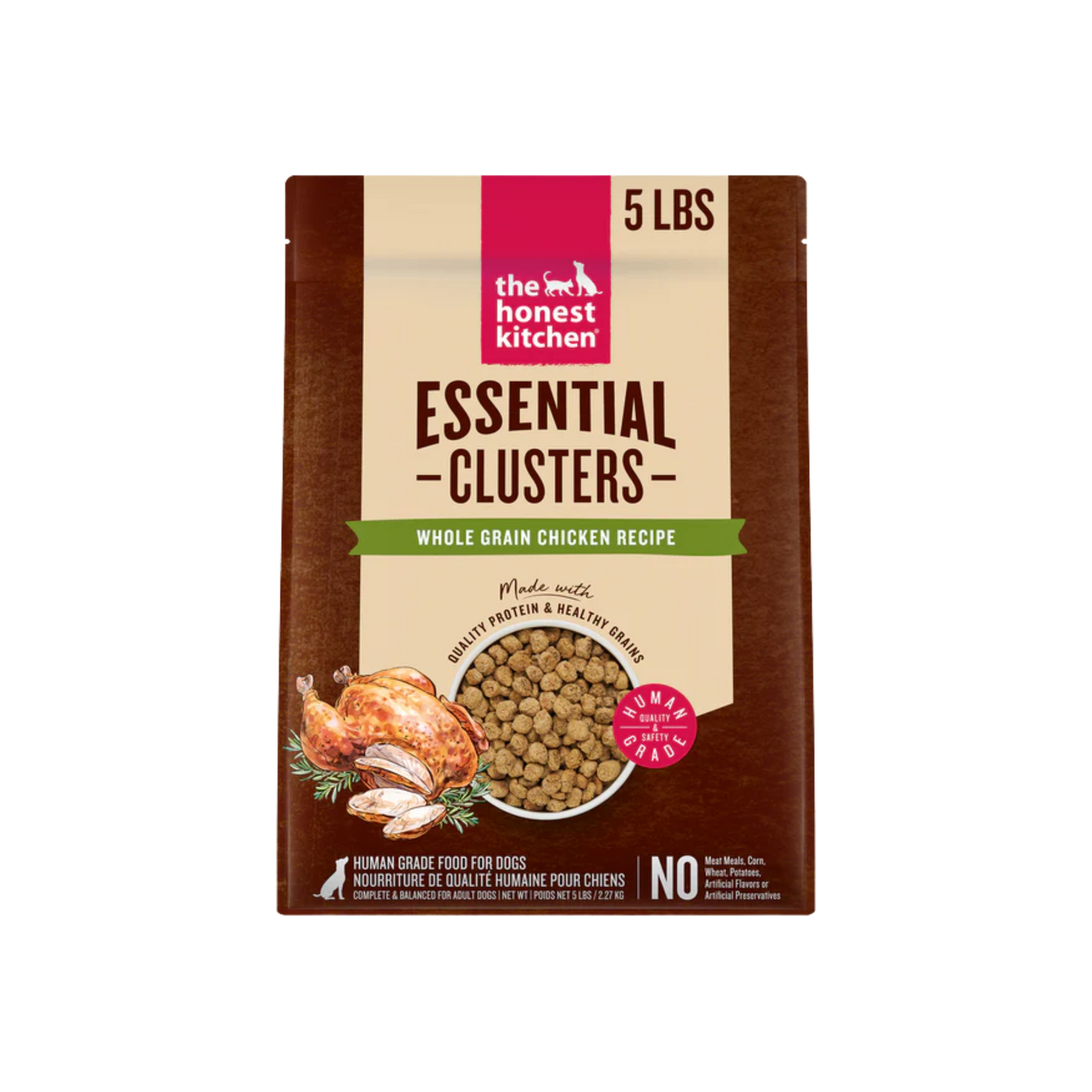 The Honest Kitchen Whole Grain Chicken Essential Clusters Dry Dog Food