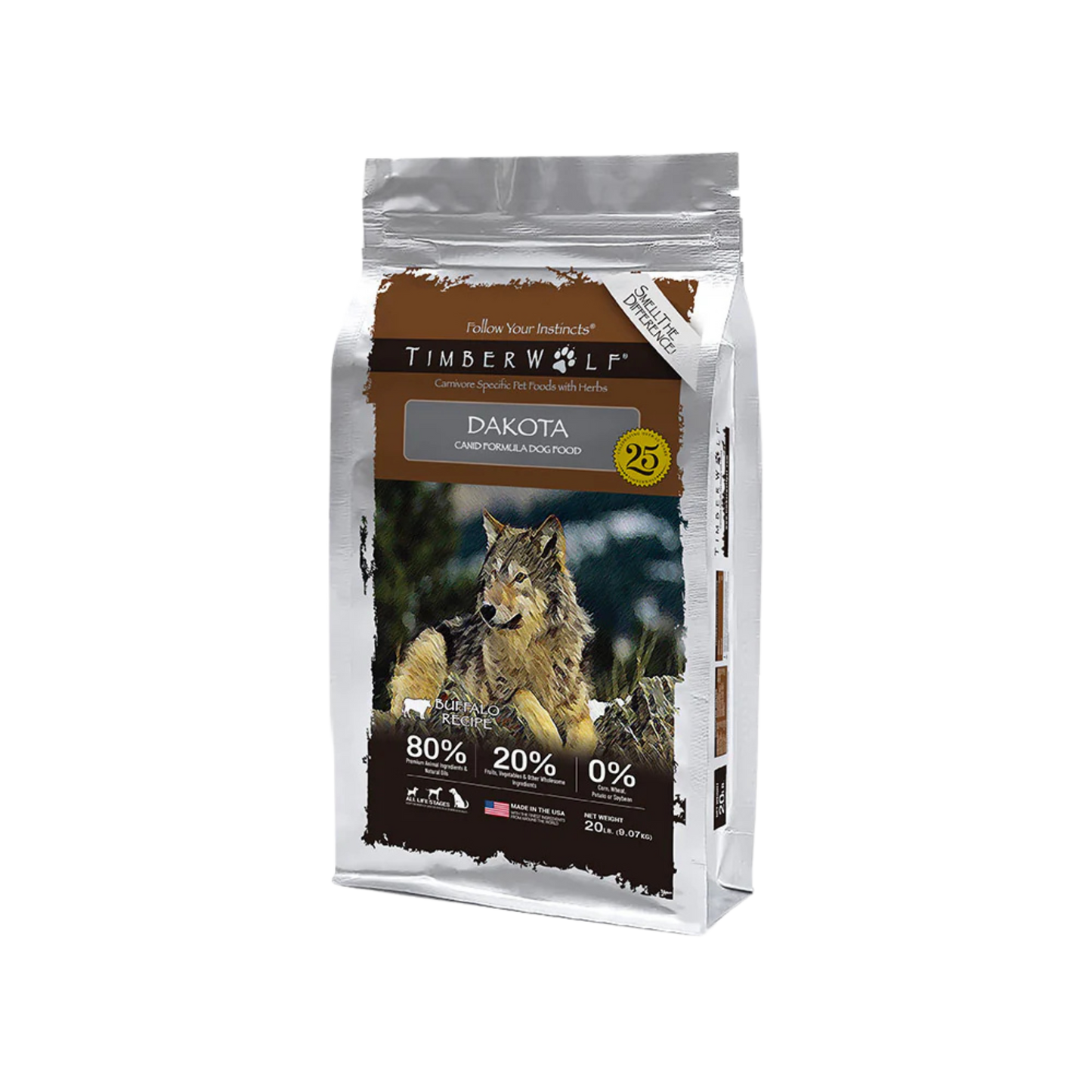 Timberwolf Dakota Buffalo Recipe Dry Dog Food