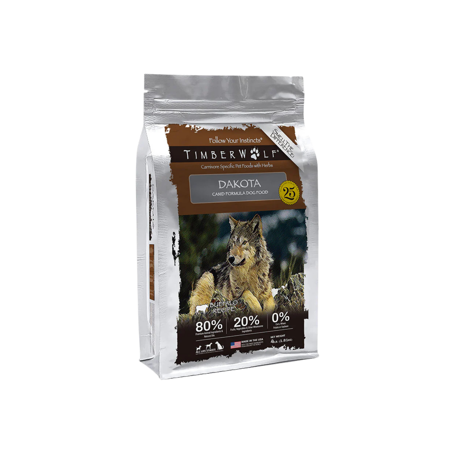 Timberwolf Dakota Buffalo Recipe Dry Dog Food