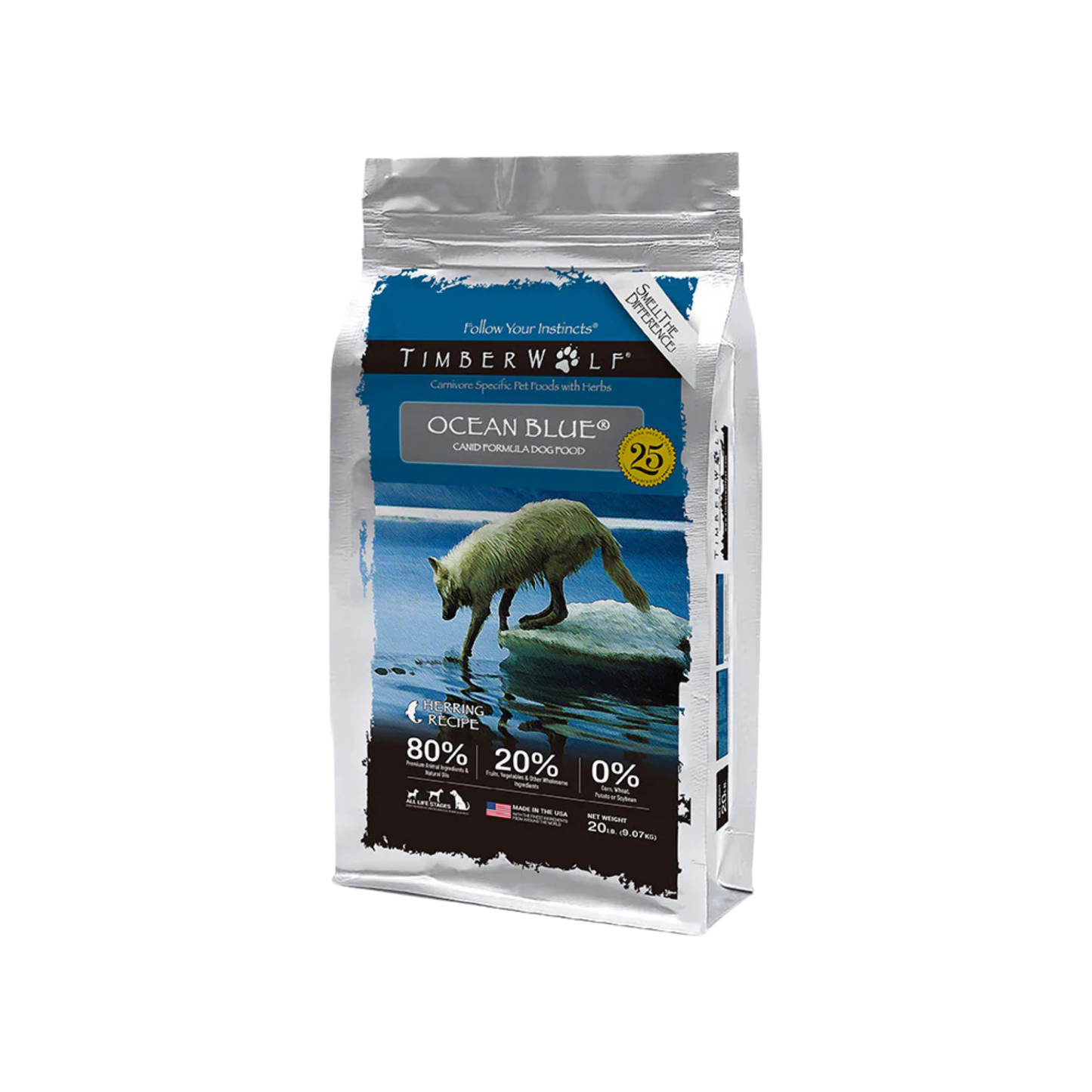 Timberwolf Ocean Blue Herring Recipe Dry Dog Food