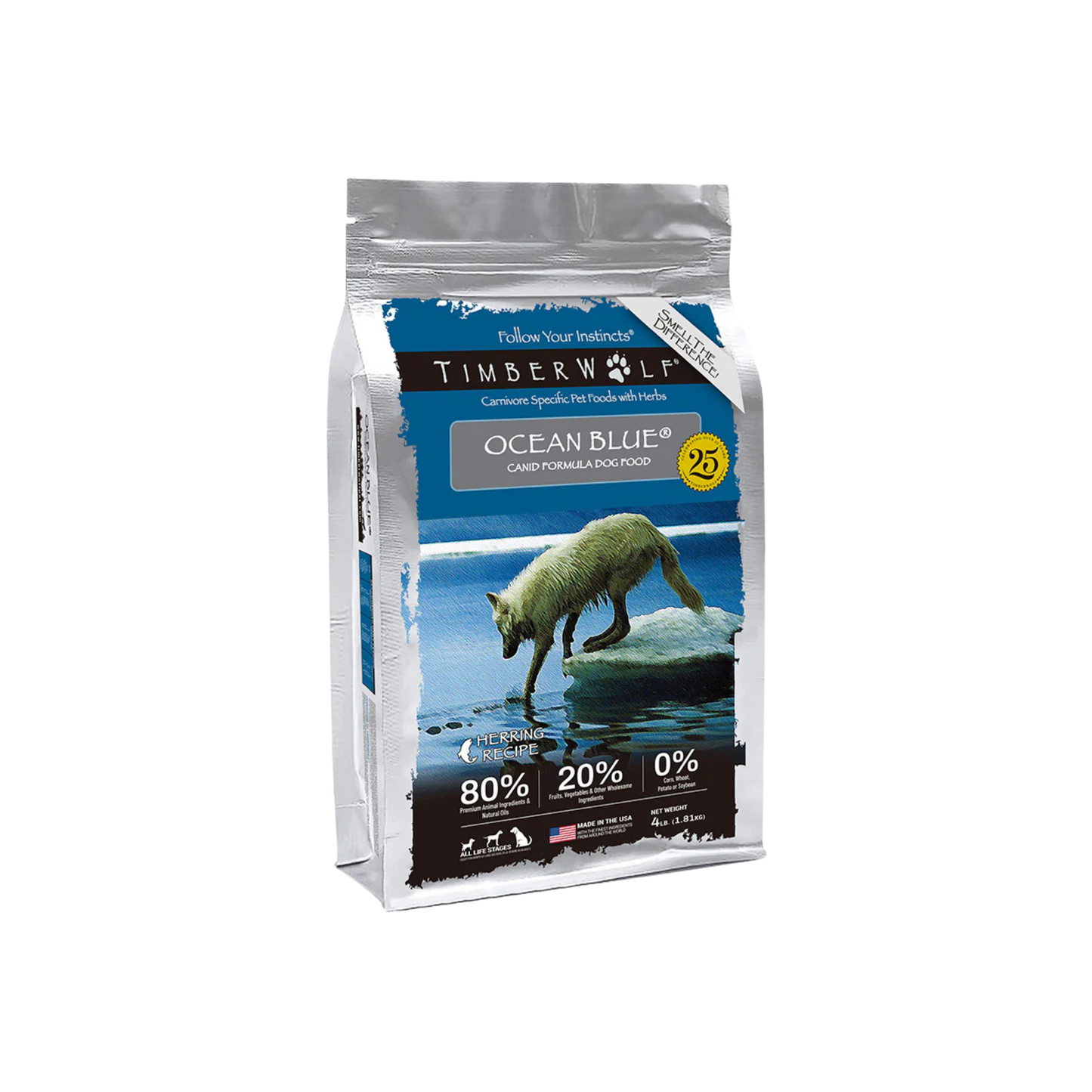 Timberwolf Ocean Blue Herring Recipe Dry Dog Food