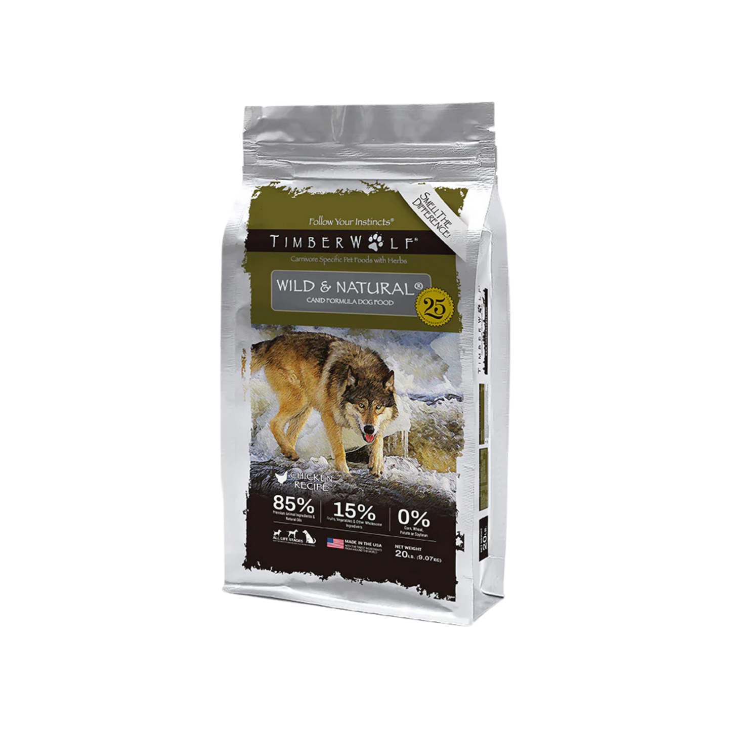 Timberwolf Wild & Natural Chicken Recipe Dry Dog Food