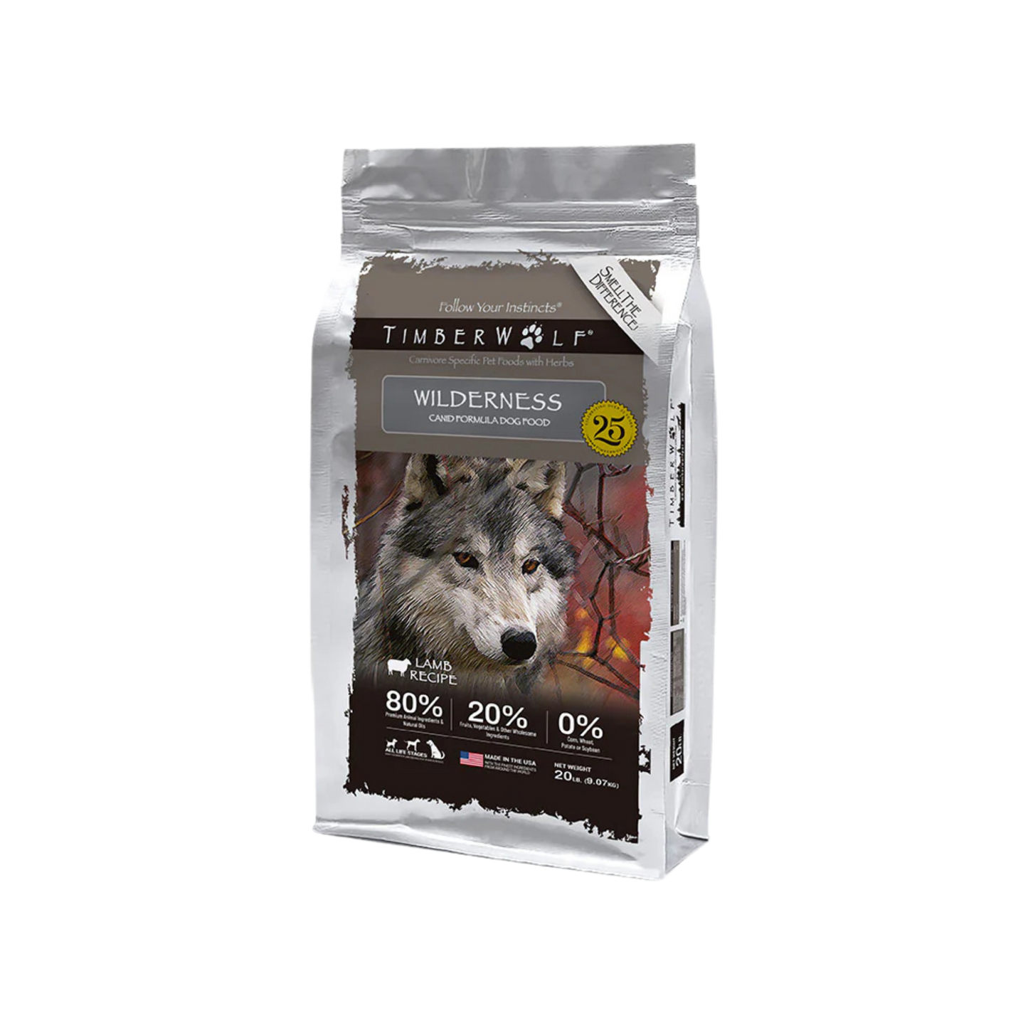 Timberwolf Wilderness Lamb Recipe Dry Dog Food