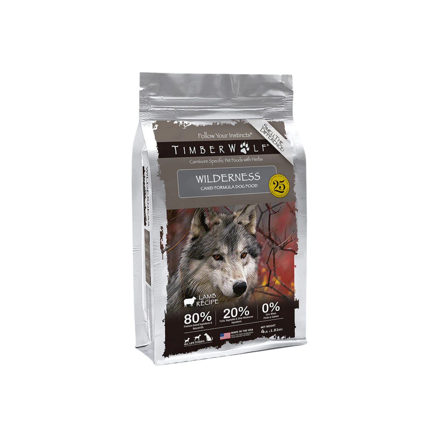 Timberwolf Wilderness Lamb Recipe Dry Dog Food