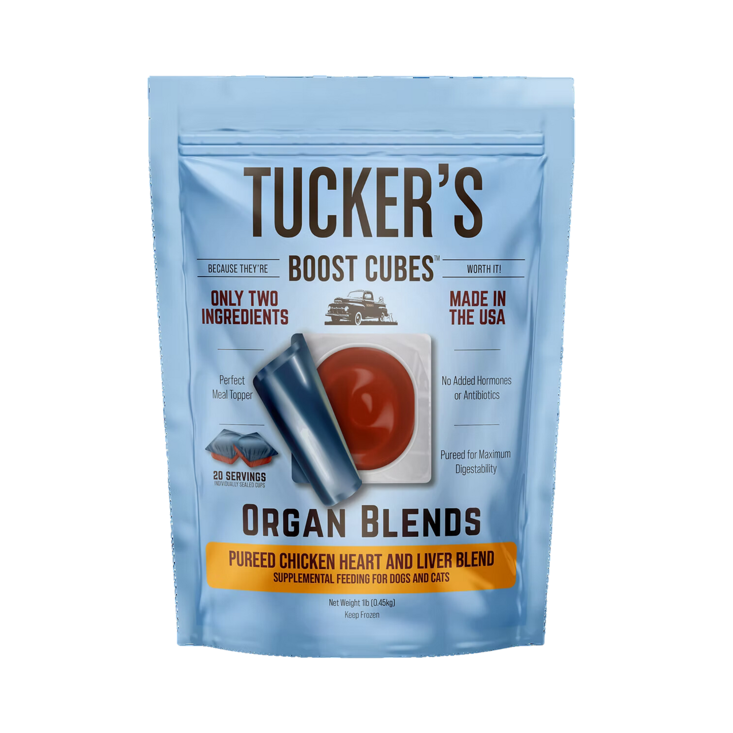 Tucker's Boost Cubes Organ Blends for Dogs & Cats