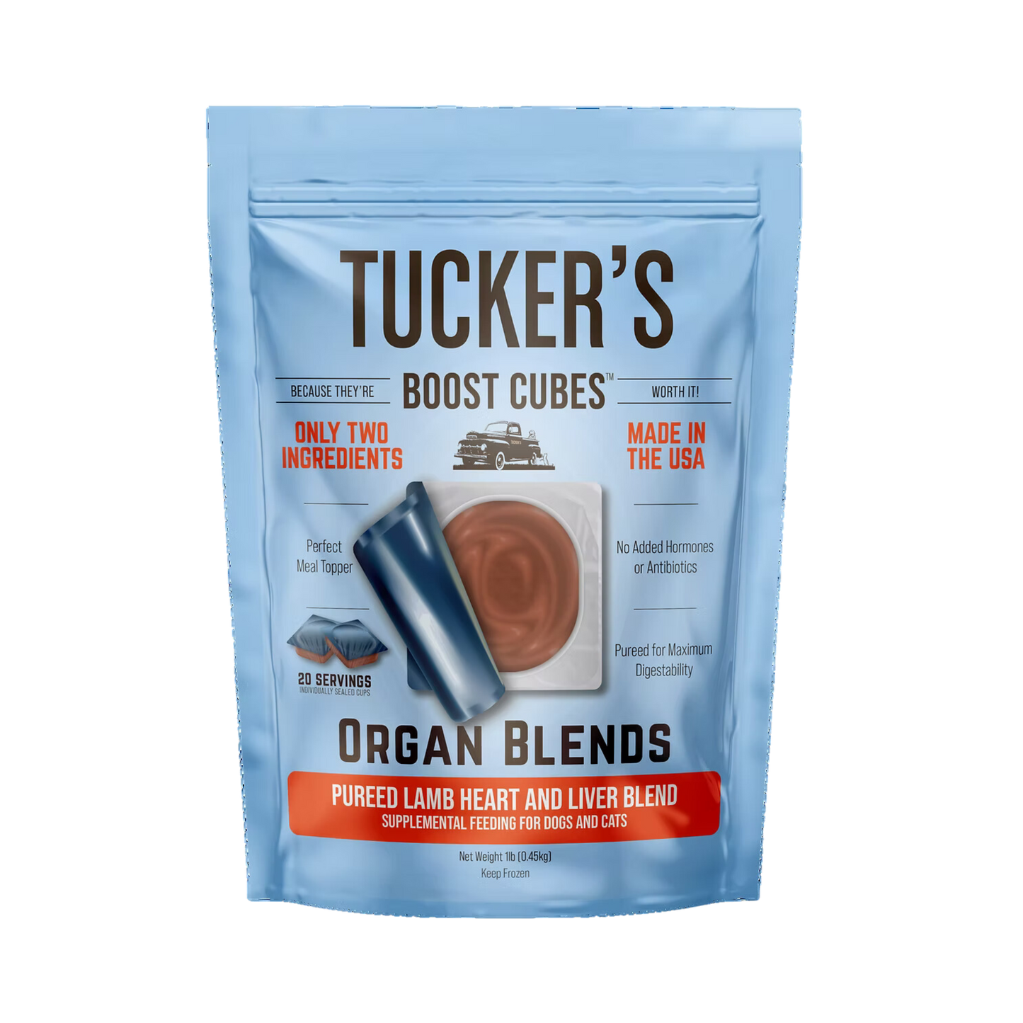 Tucker's Boost Cubes Organ Blends for Dogs & Cats