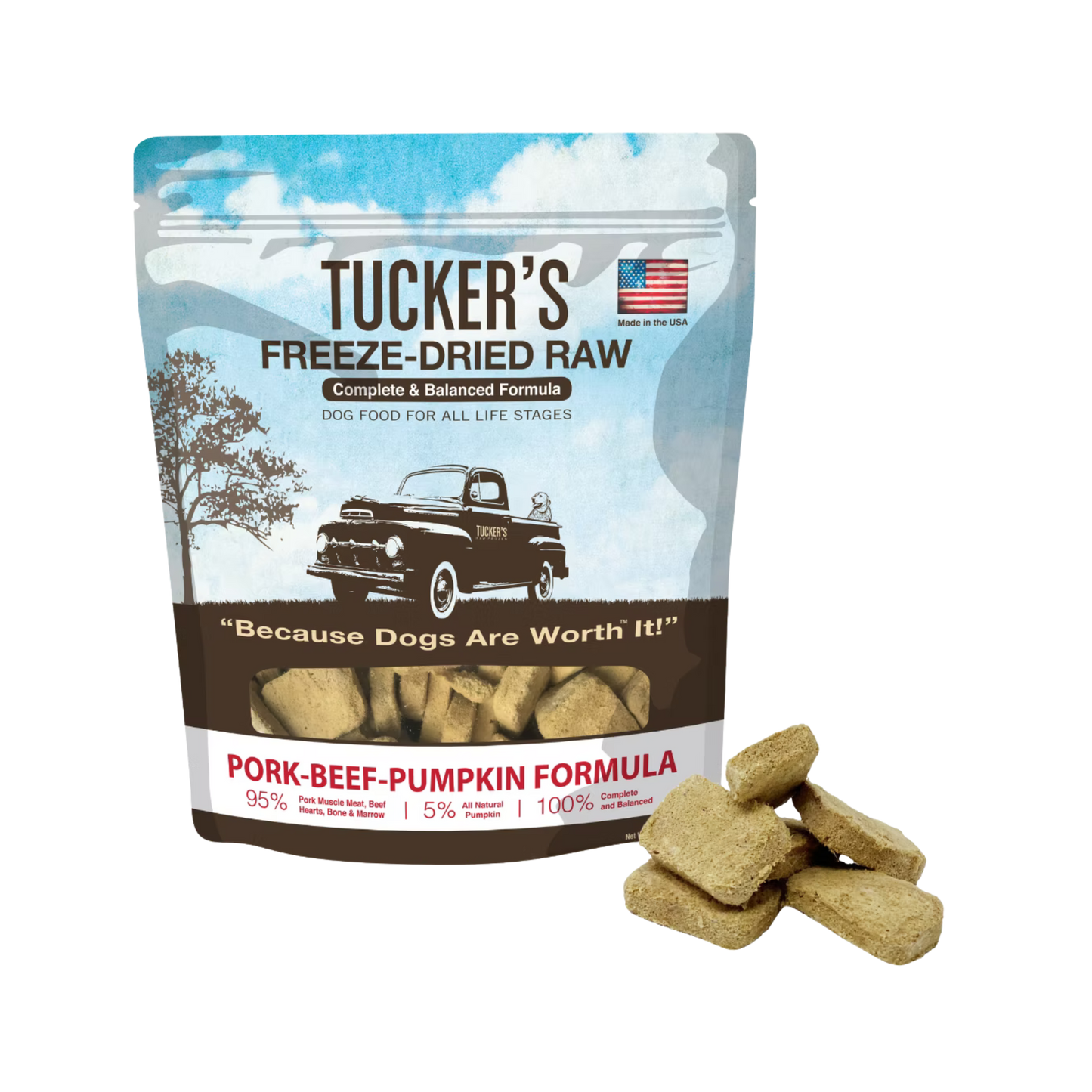 Tucker's Freeze-Dried Raw Pork, Beef, & Pumpkin Formula for Dogs