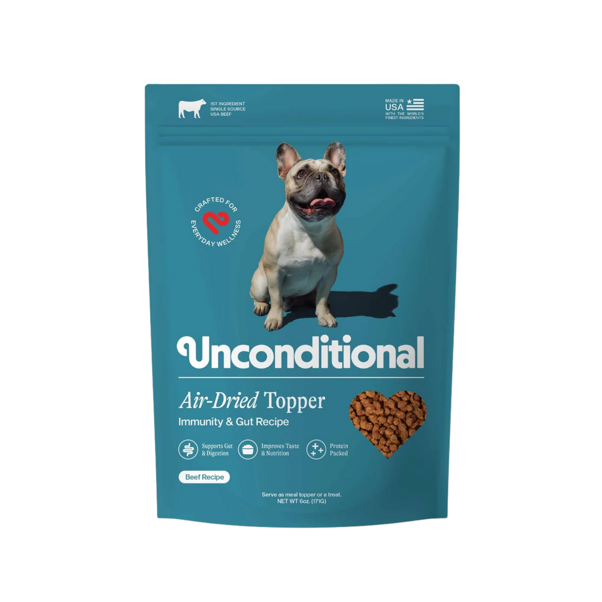Unconditional Immunity & Gut Air-Dried Topper, 6oz