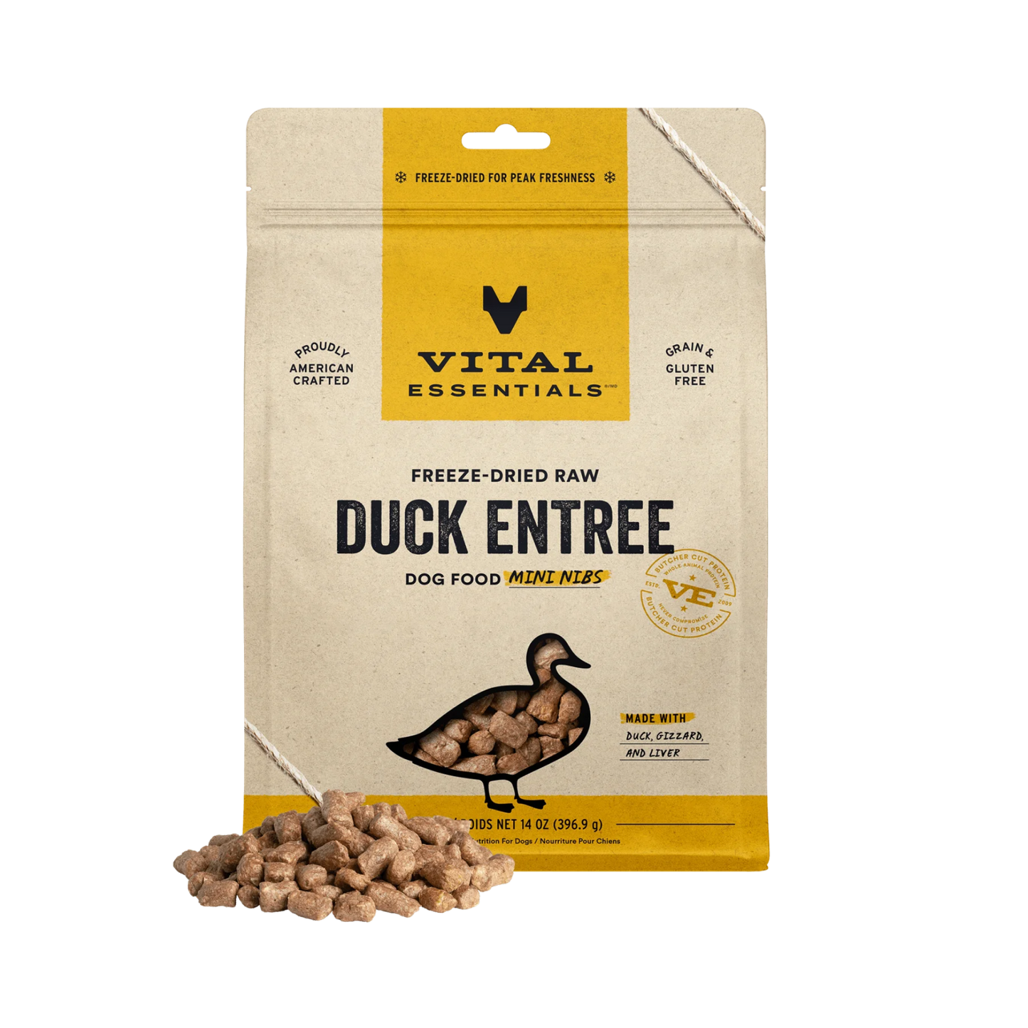 Vital Essentials Freeze-Dried Raw Mini Nibs Dog Treats